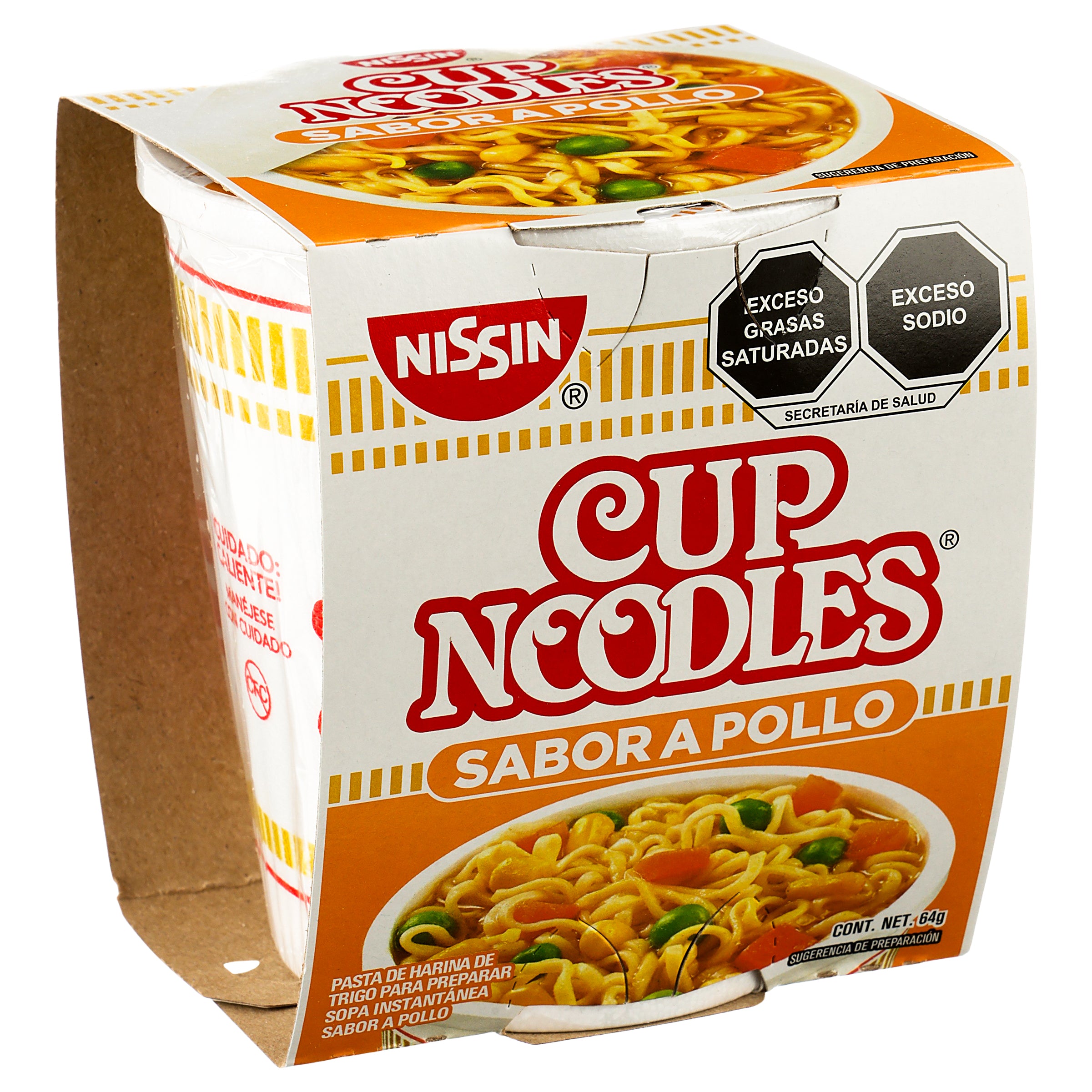 Sopa Nissin Cup Noodles Pollo 64 G-6