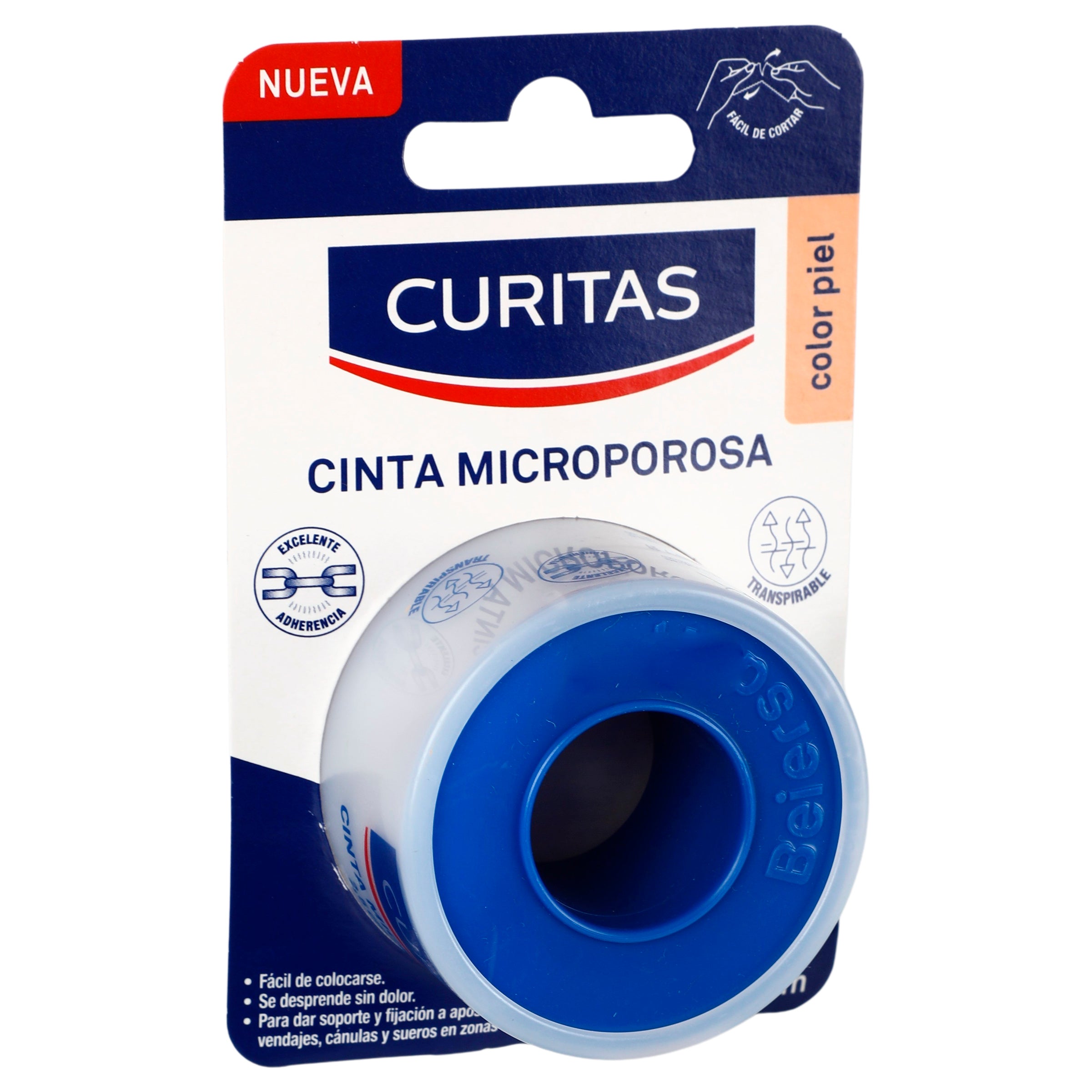 Cta Microp Curitas Piel 2.5 Cm X 4.5 M-2