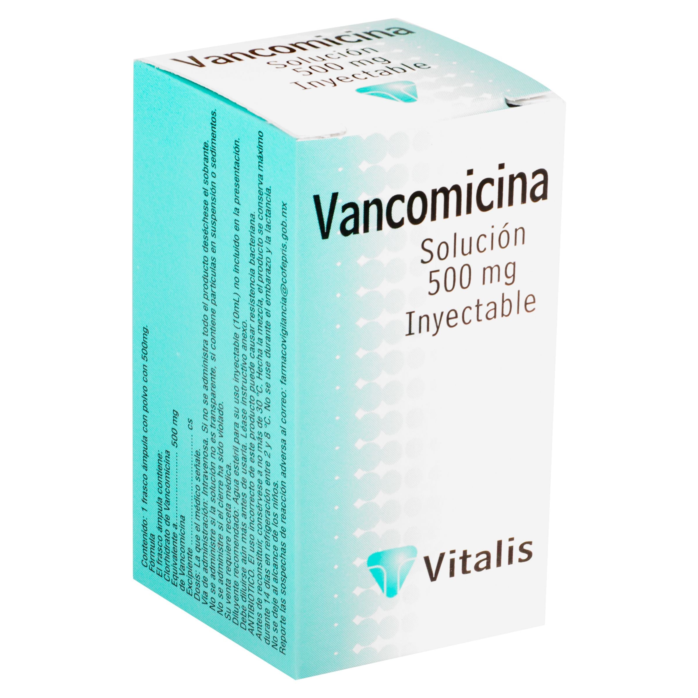 Vancomicina 500 Mg Frasco Ampolletas Vitalis-2