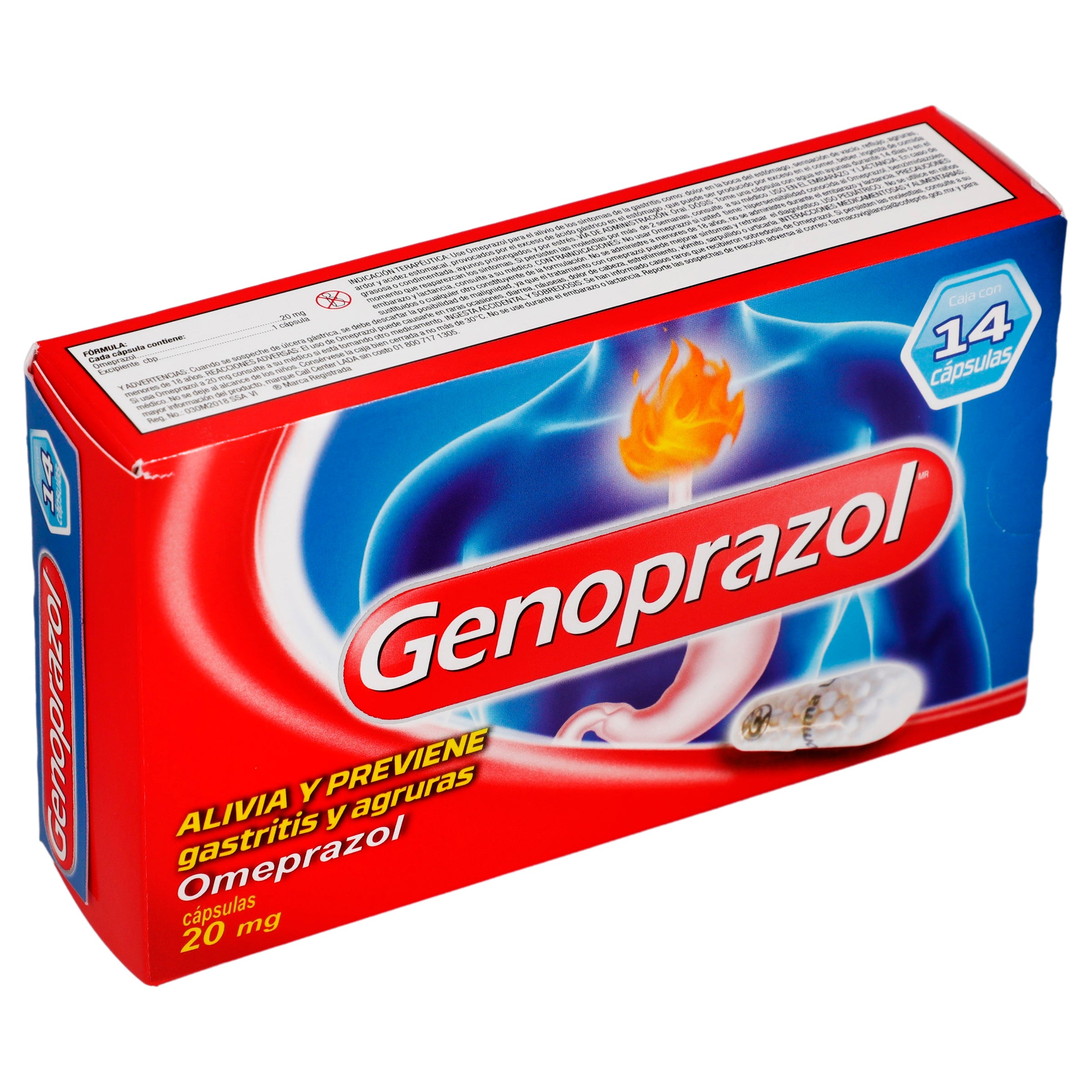 Genoprazol 20 Mg Capsulas Con 14-2