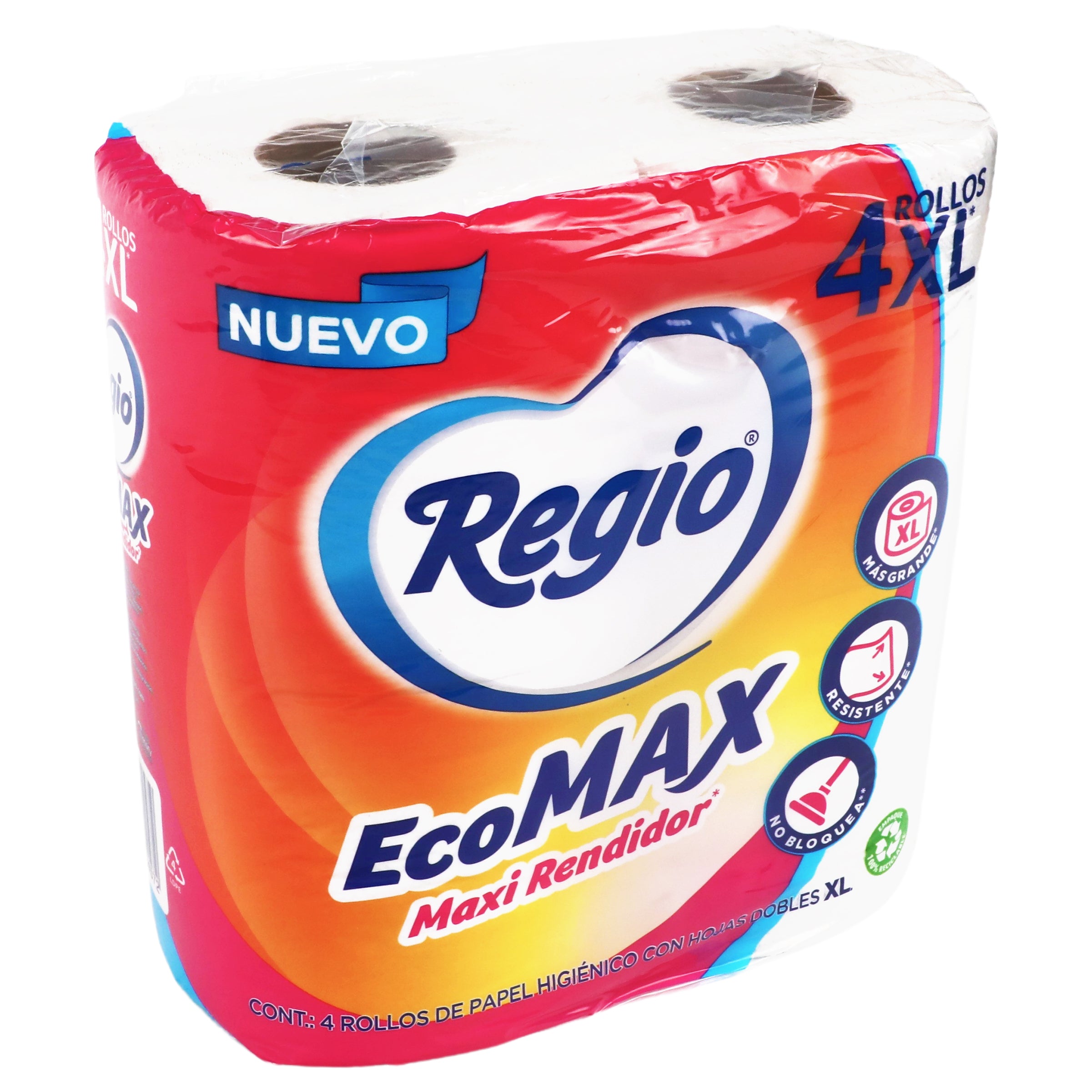 Papel Higienico Regio Ecomax 4 Rollos-2