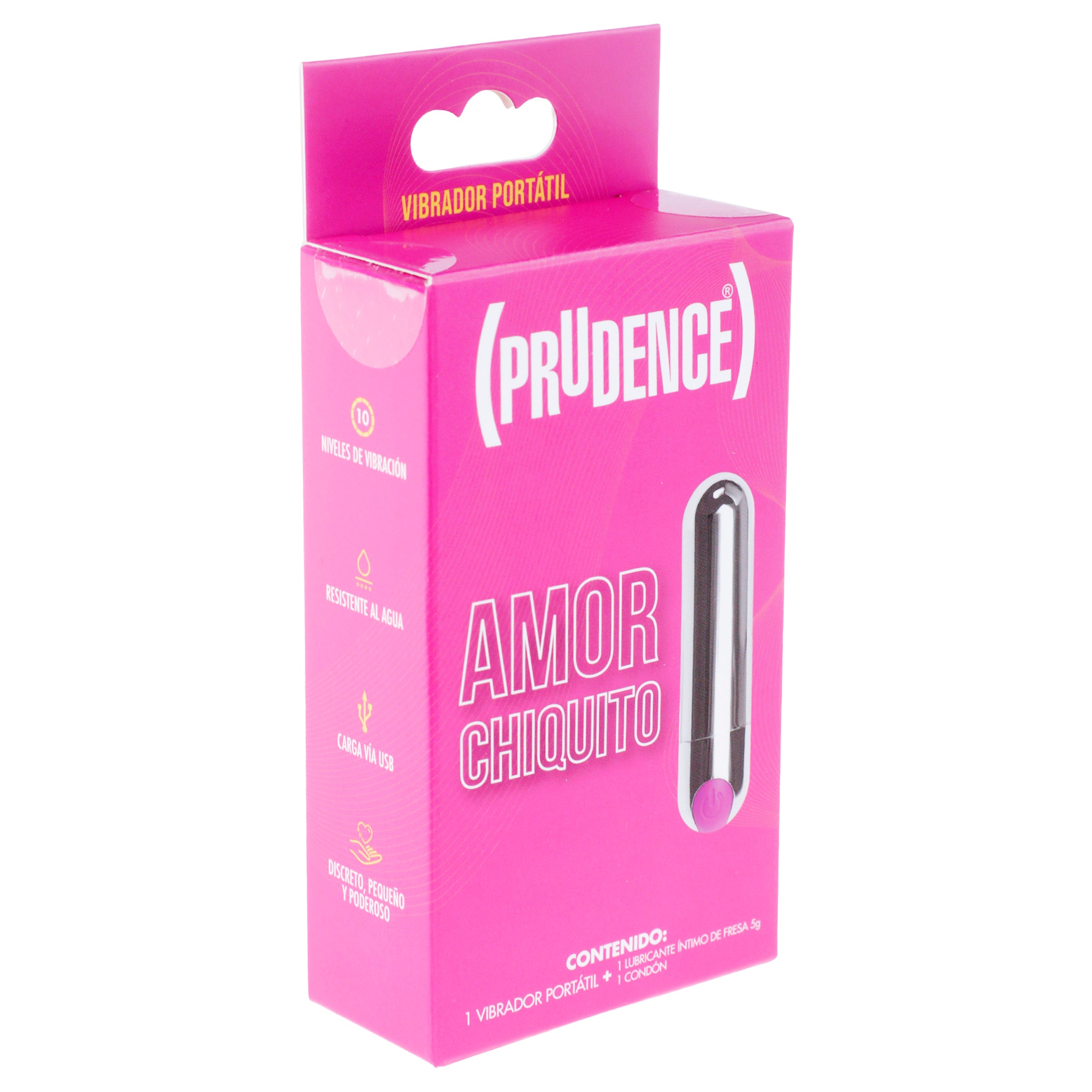 Vibrador Prudence +Lubricante +Preservativo-2