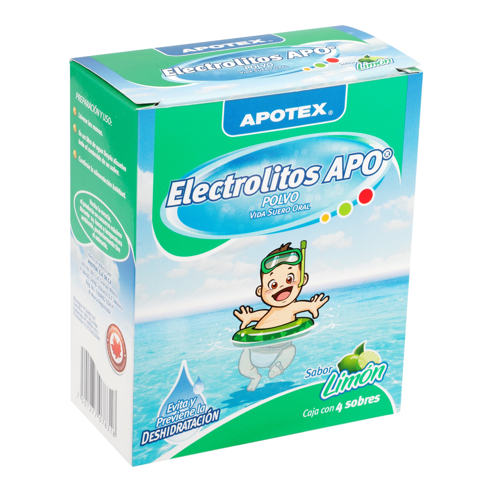 Electrolitos Apo Limon Sobres Con 4 Piezas-2