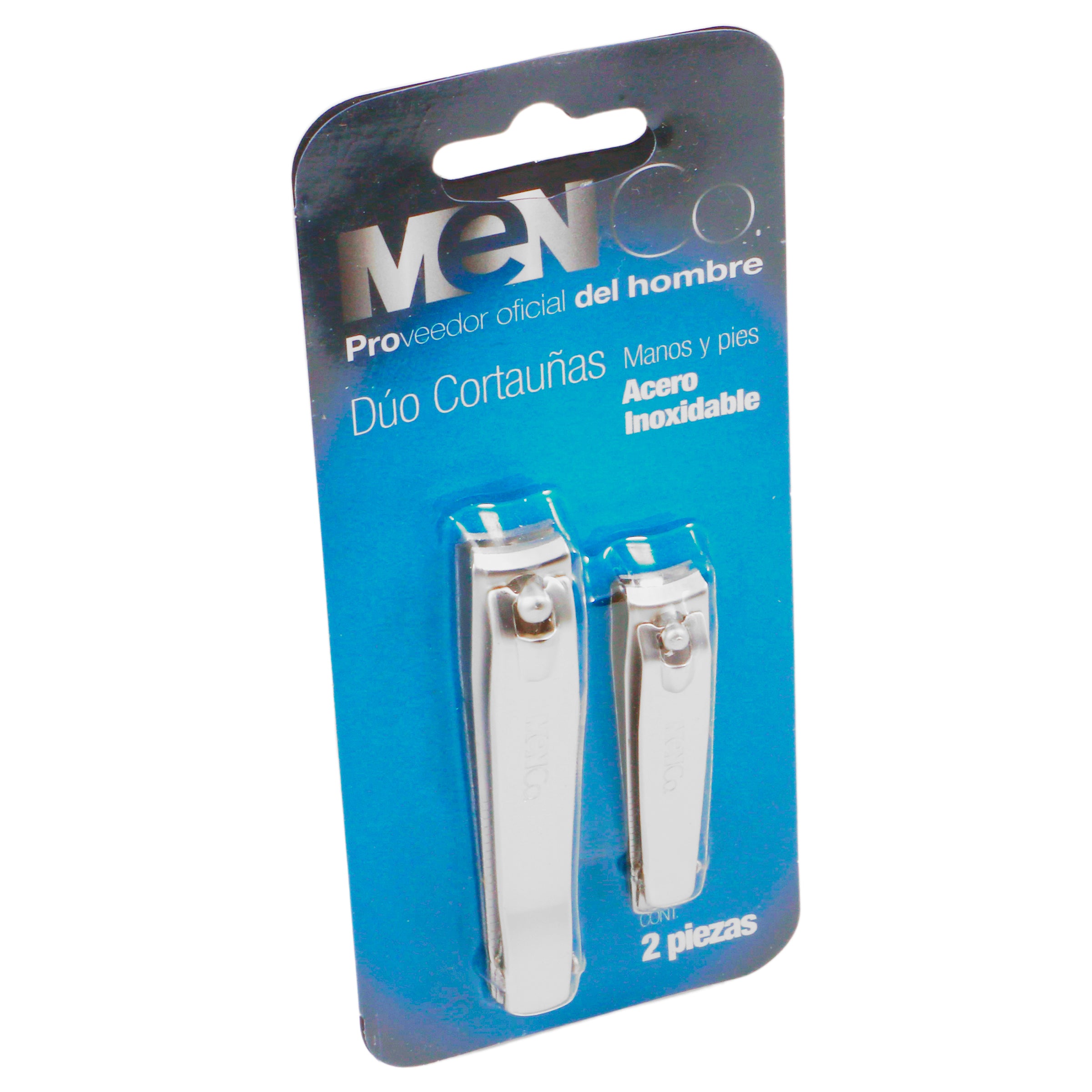 Corta Uñas Men Co Ace Inox Con 2 Piezas-2