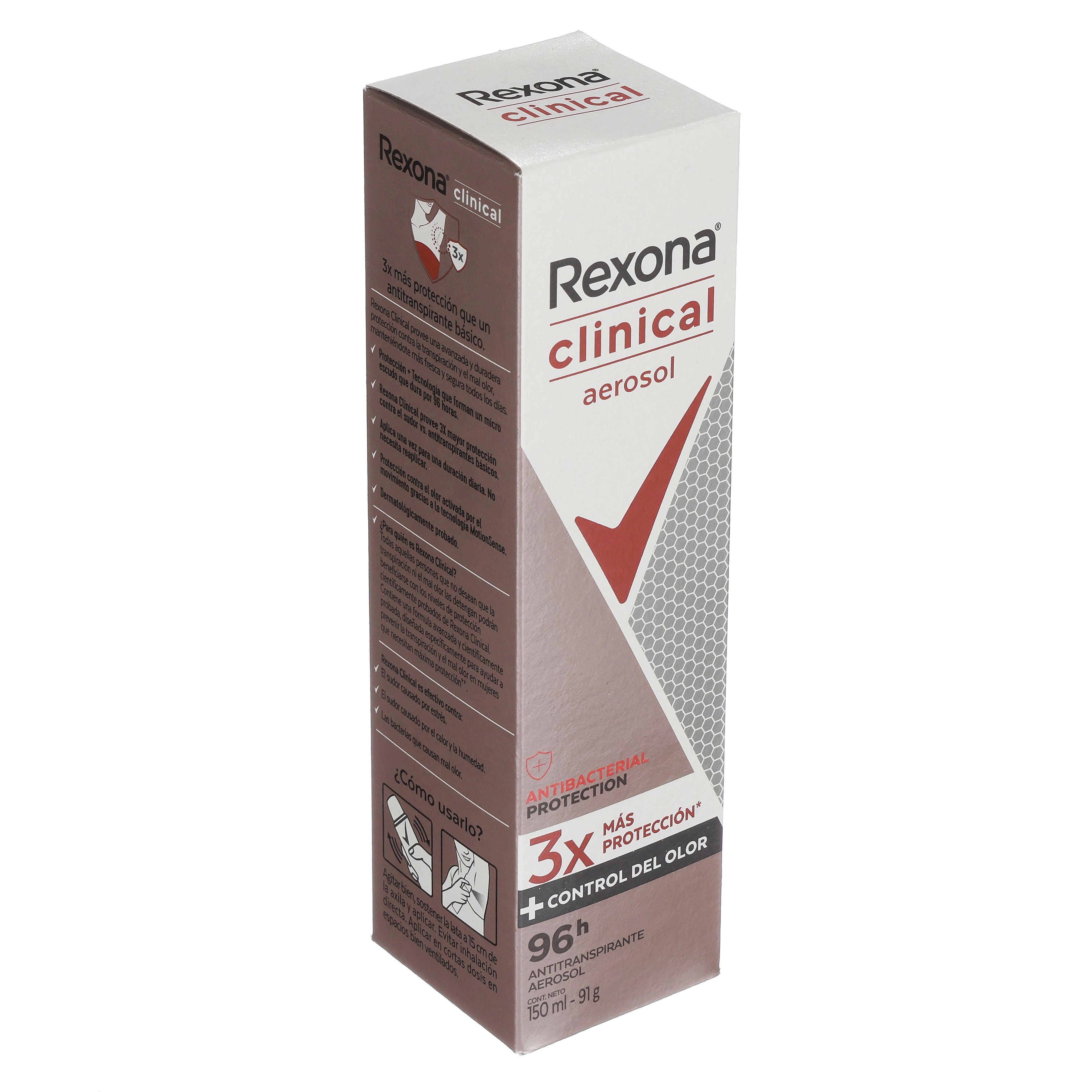 Desodorante Rexona Mujer Clinical Antib Spray  150 Ml-2