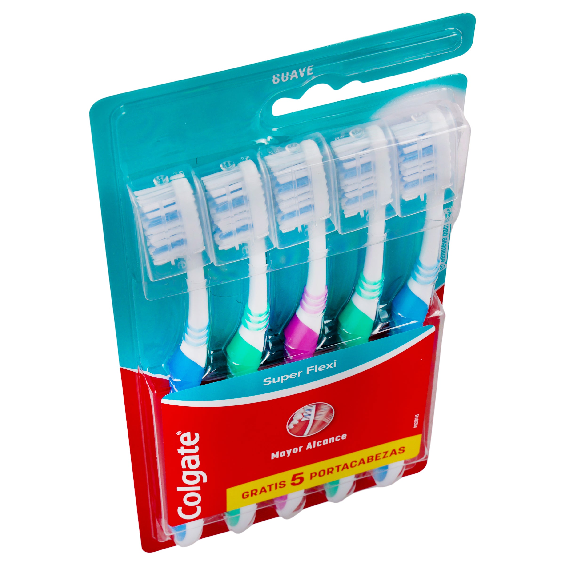 Cepillo Dental Colgate Super Flexible Con 5 Piezas-2