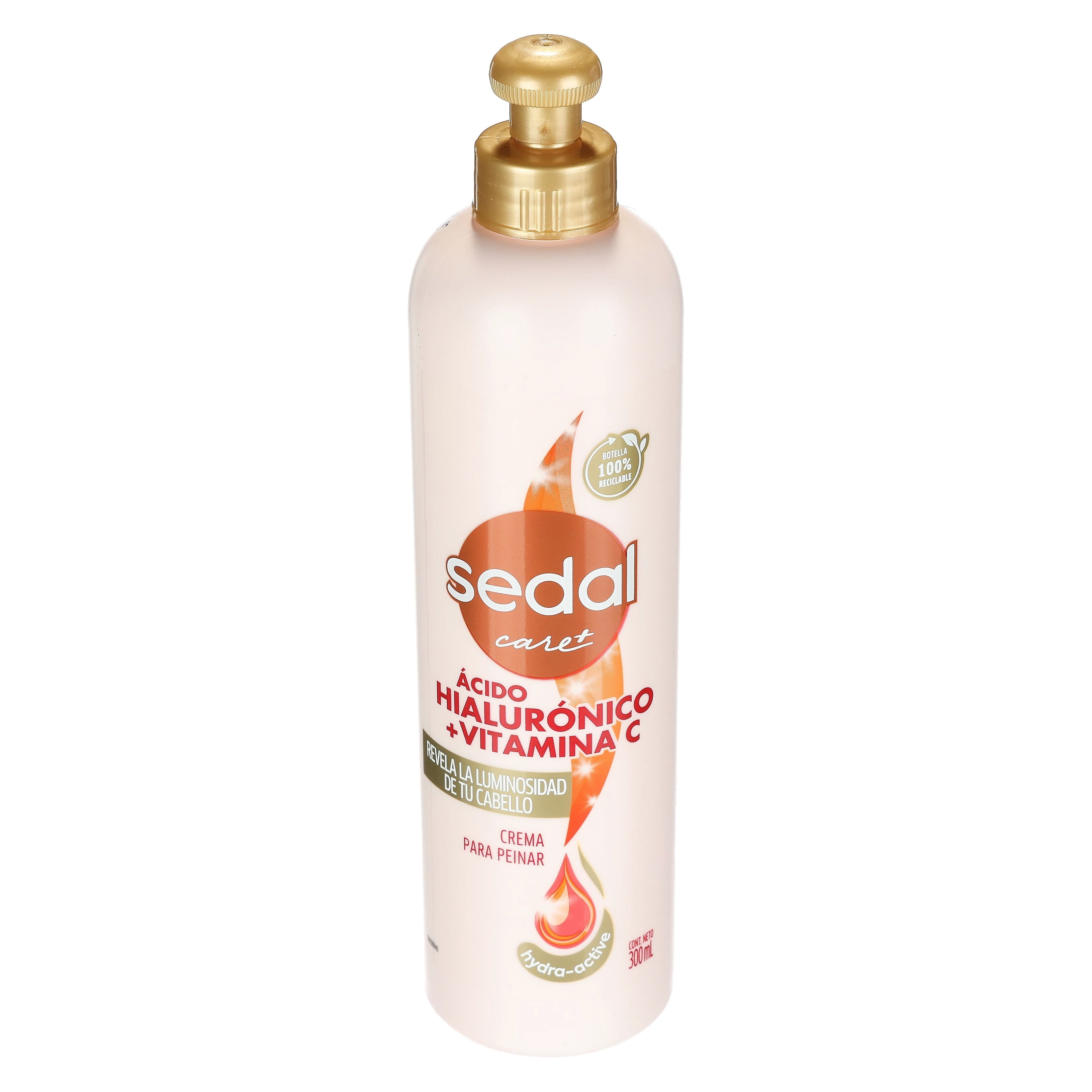 Crema Sedal Para Peinar Hialuronico+Vitamina -C 300 Ml-3