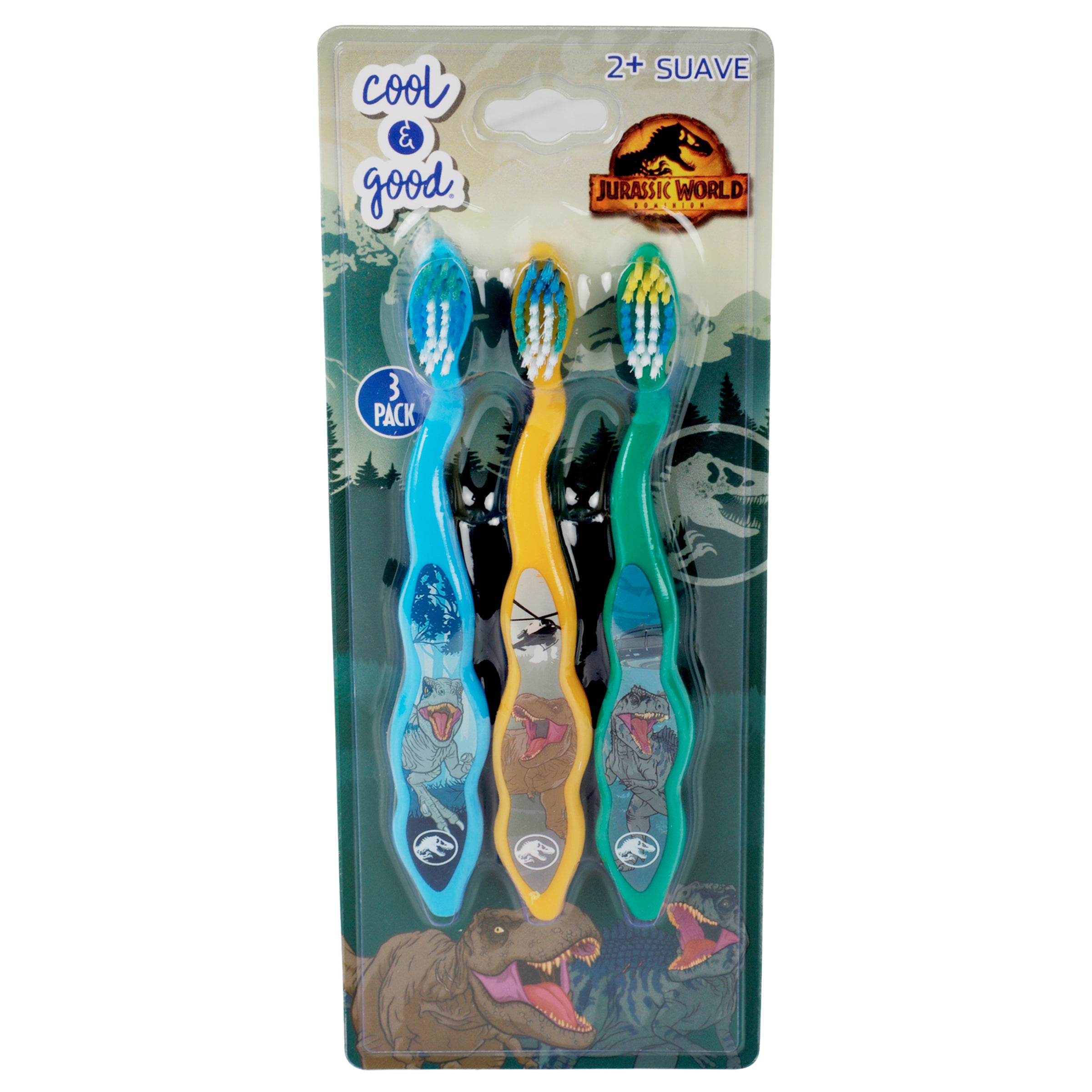 Cepillo Dental Cool-Good Jurassic 3 Pack-3