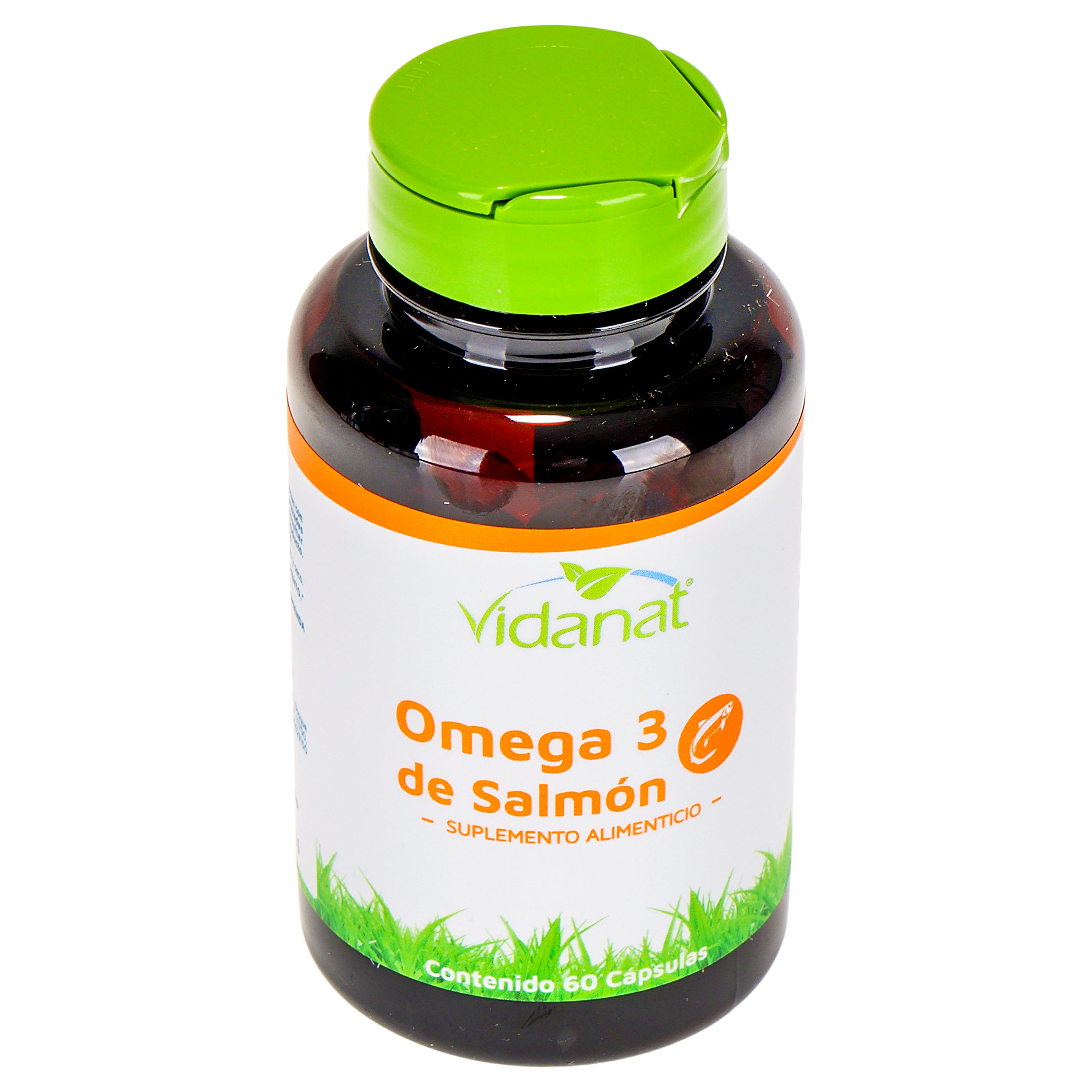 Omega 3 De Salmon Con 60 Capsulas Suplemeto Alimenticio Vidanat-3