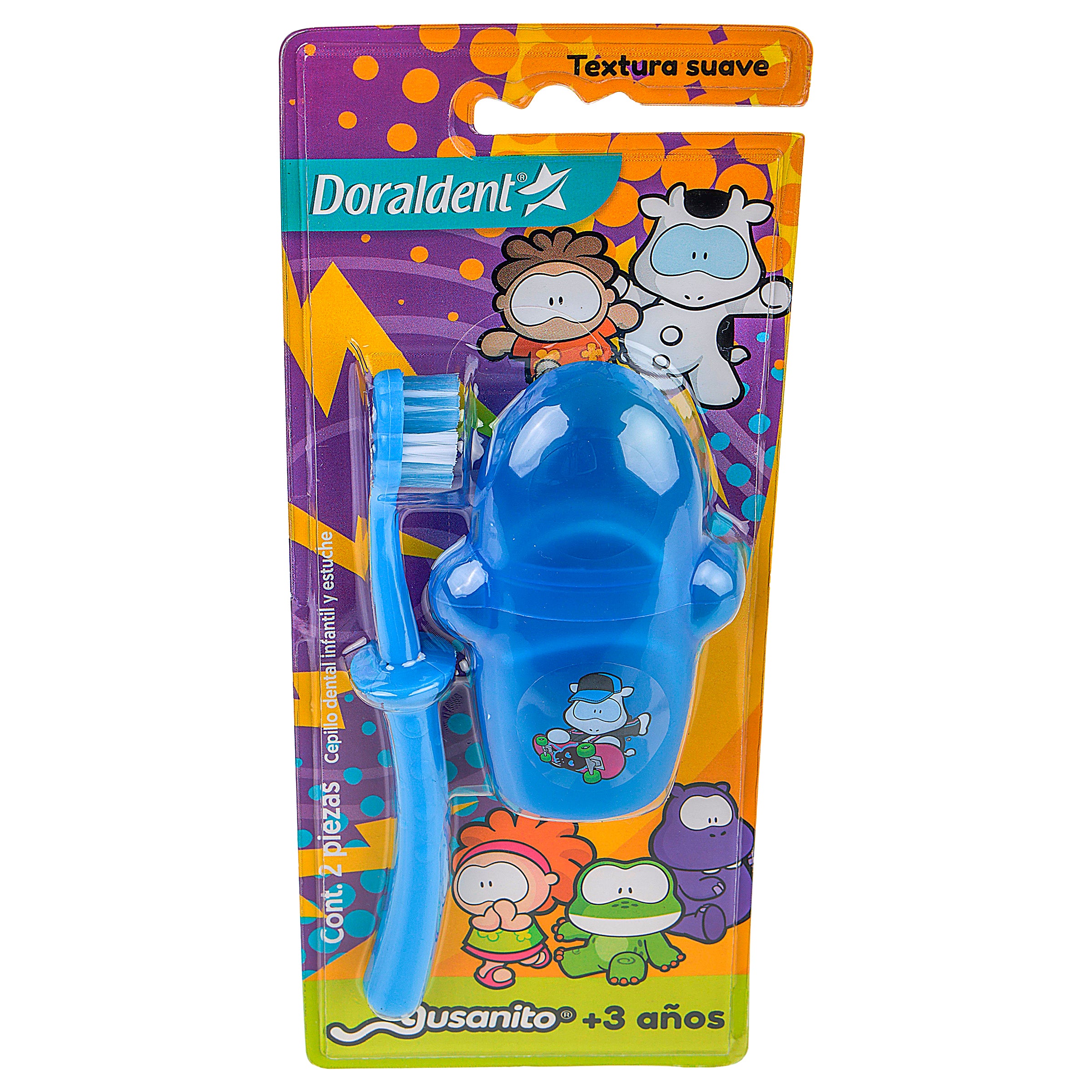 Cepillo Dental Dorald Infantil Cowco+Estuche-3