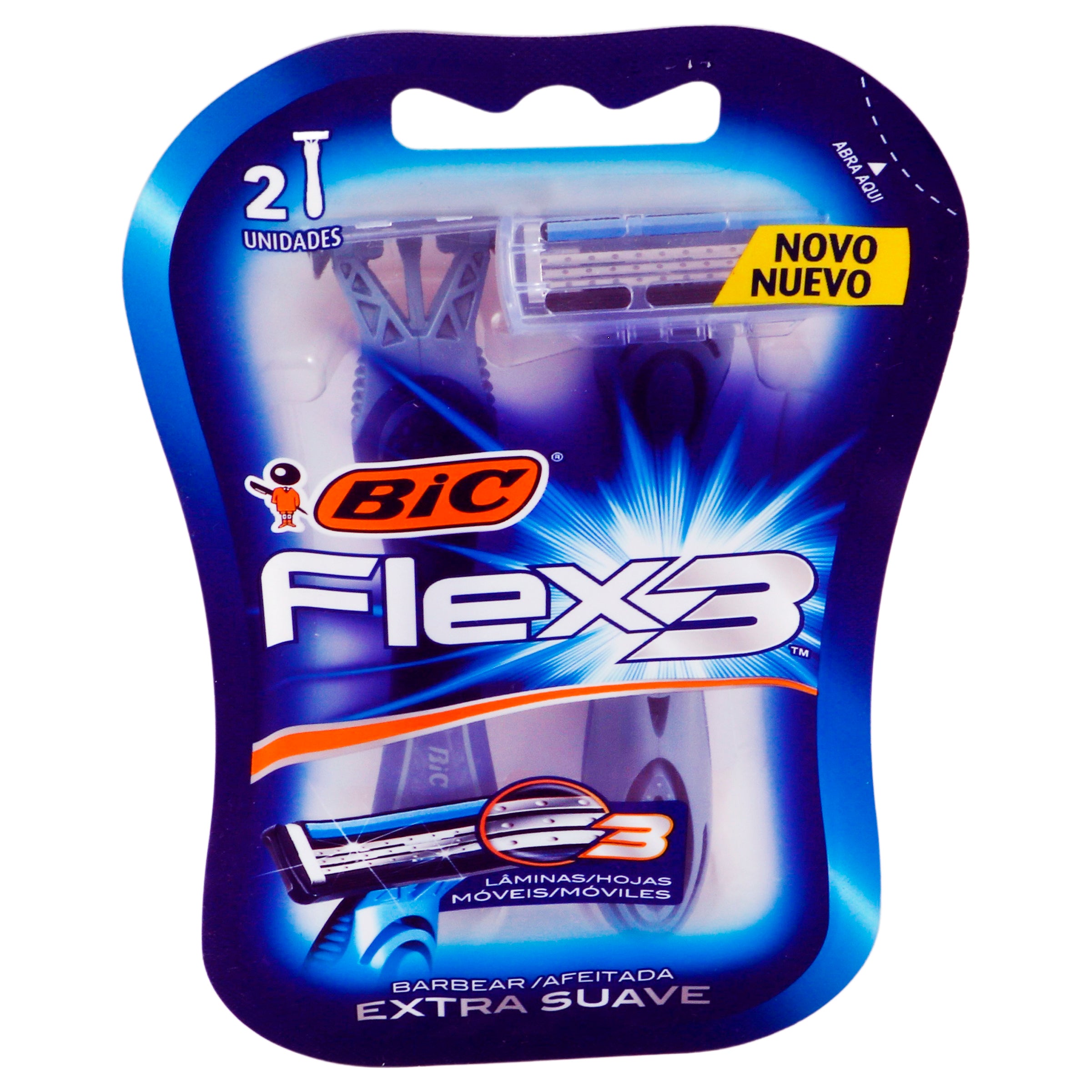 Rastrillo Bic Flex3 Extra Suave 2 Piezas-3