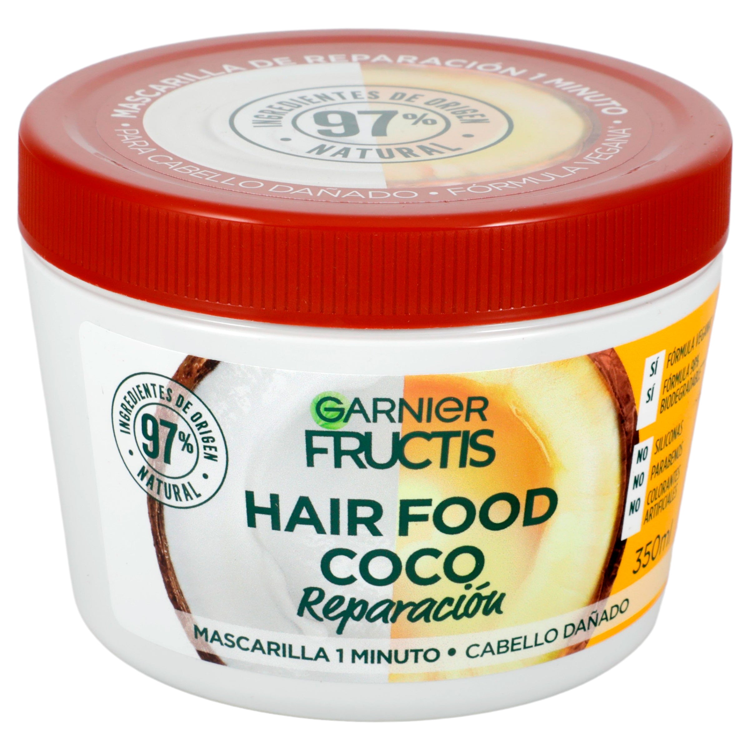 Mascarilla Fructis Cabello Dañado Coco 350 Ml-3