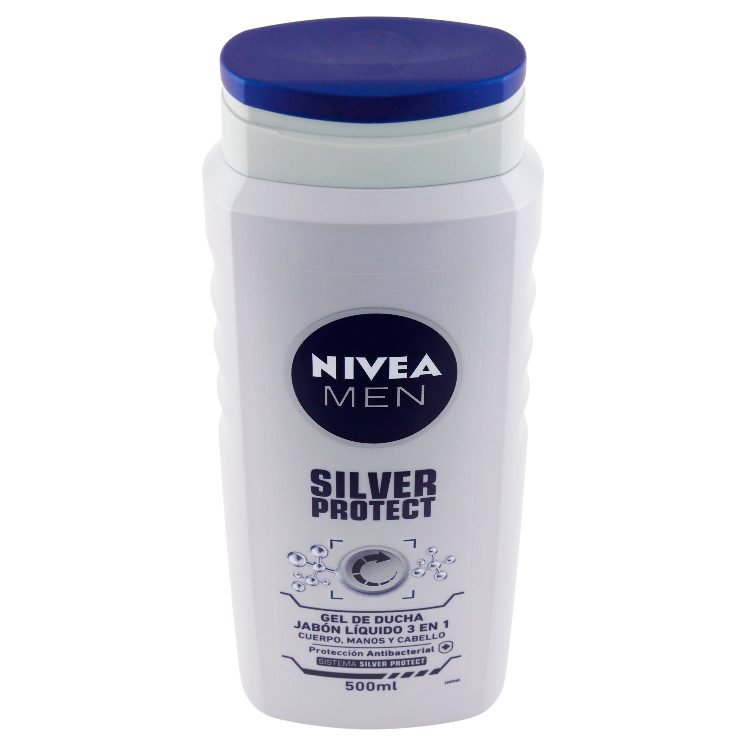 Jabon  Liquido Nivea Men Silv-Prot 500 Ml-2