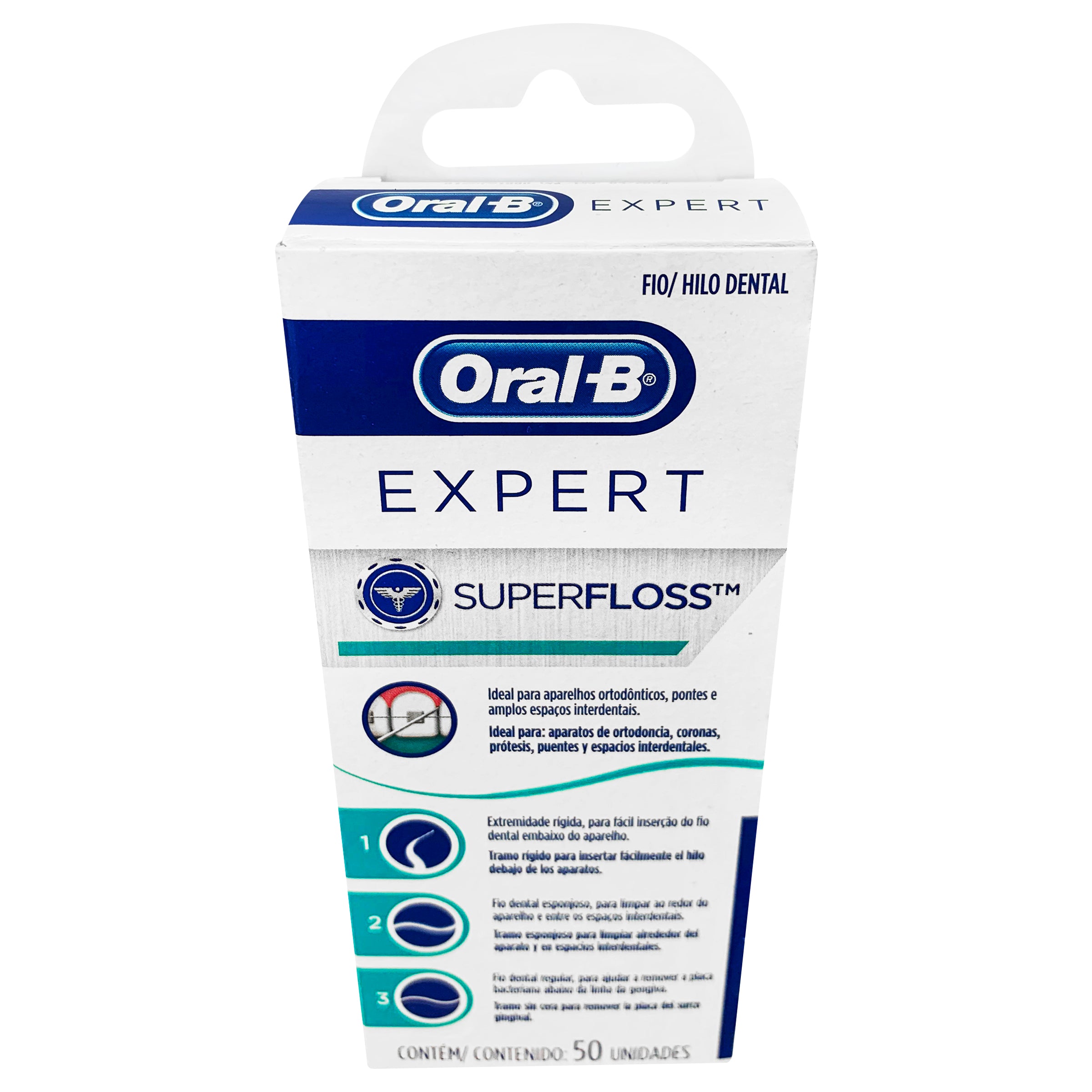 Hilodentaloral-B Super-Floss Con 50-2