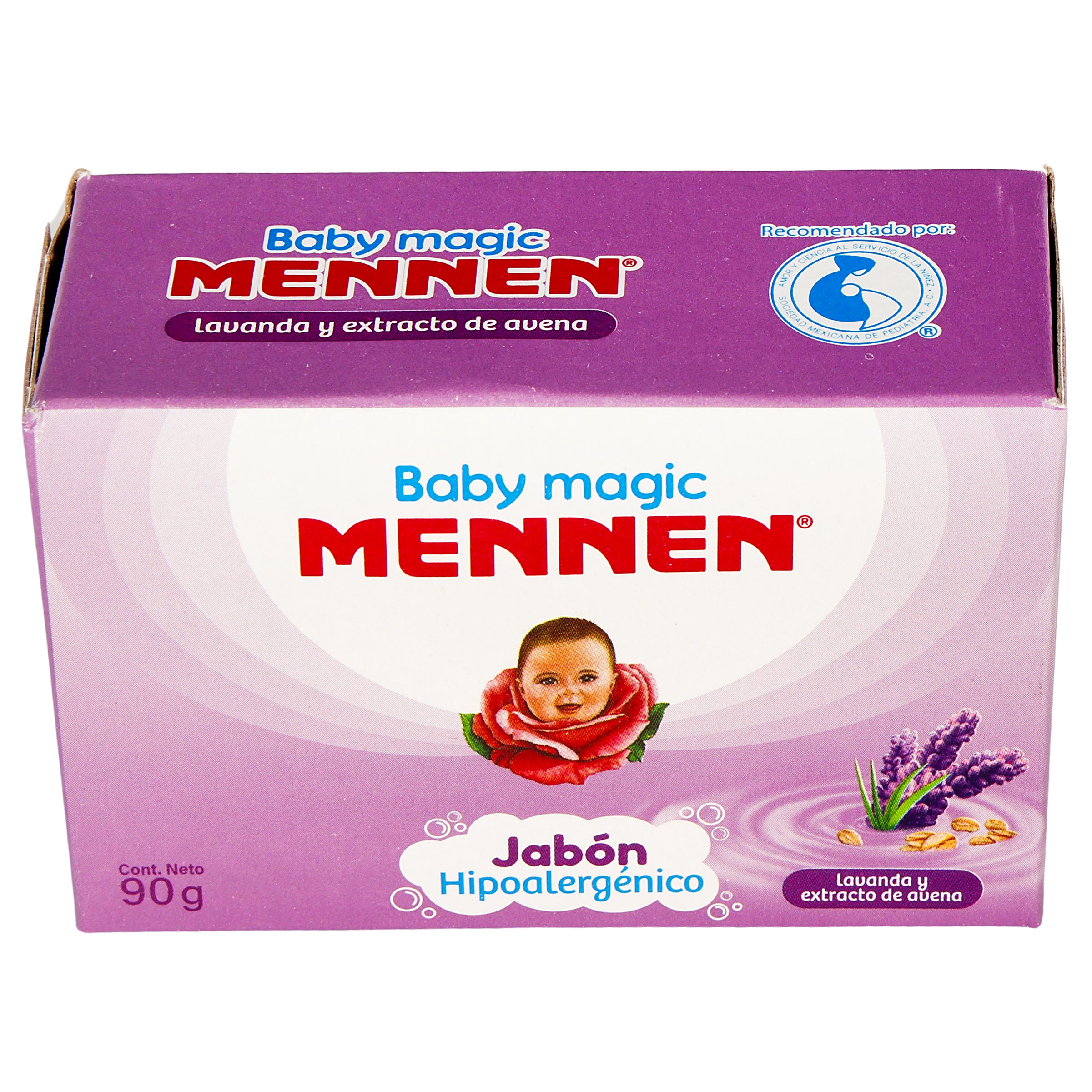 Jabón Mennen Baby Magic Lavanda 90 G-5