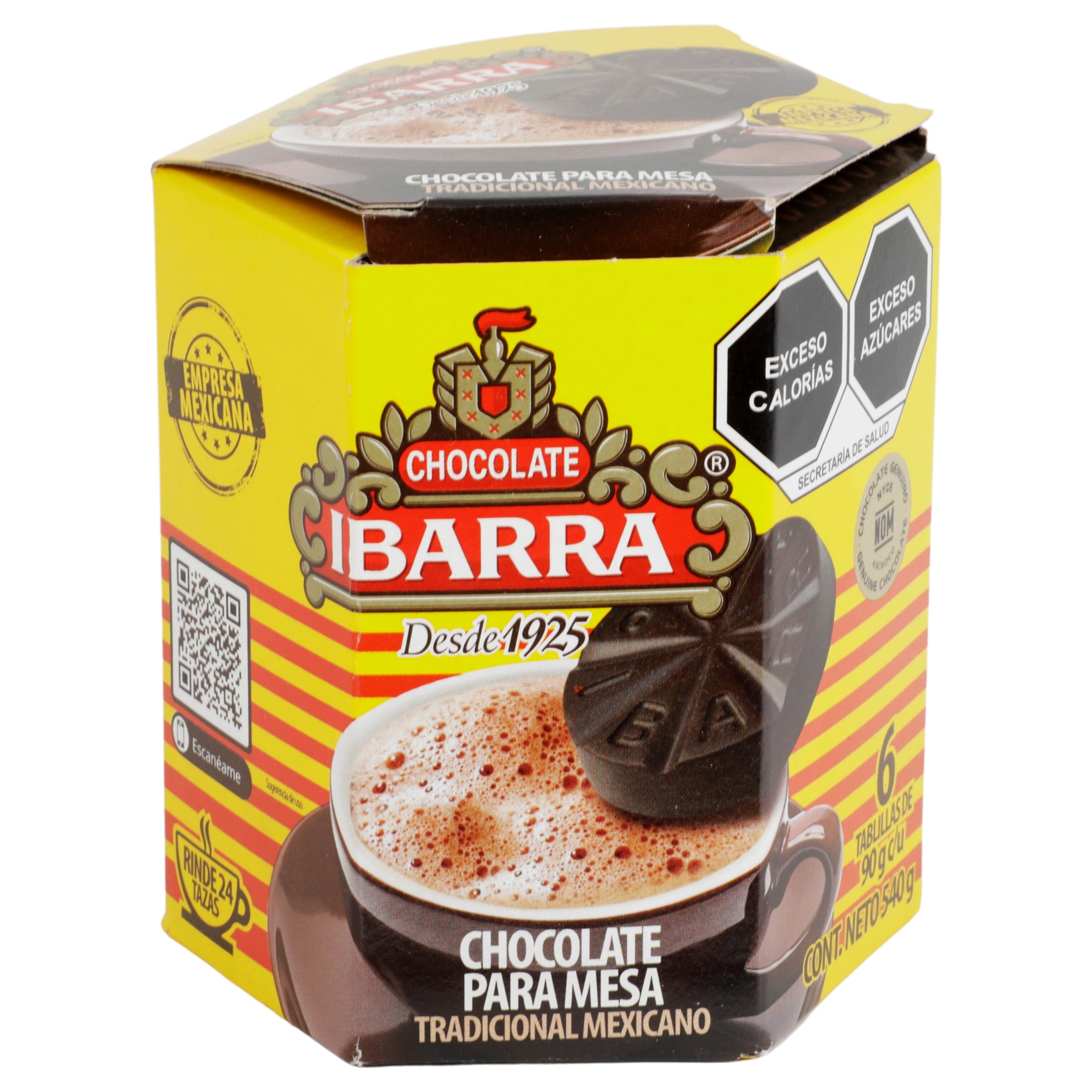 Chocolate Ibarra 540 G C/ 6 Tablillas-3