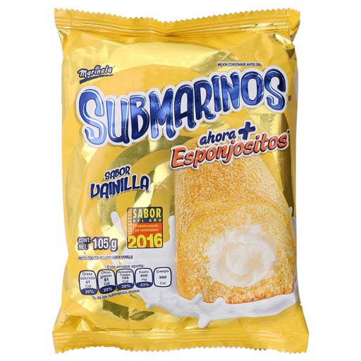 Submarinos Vainilla 105 G-3