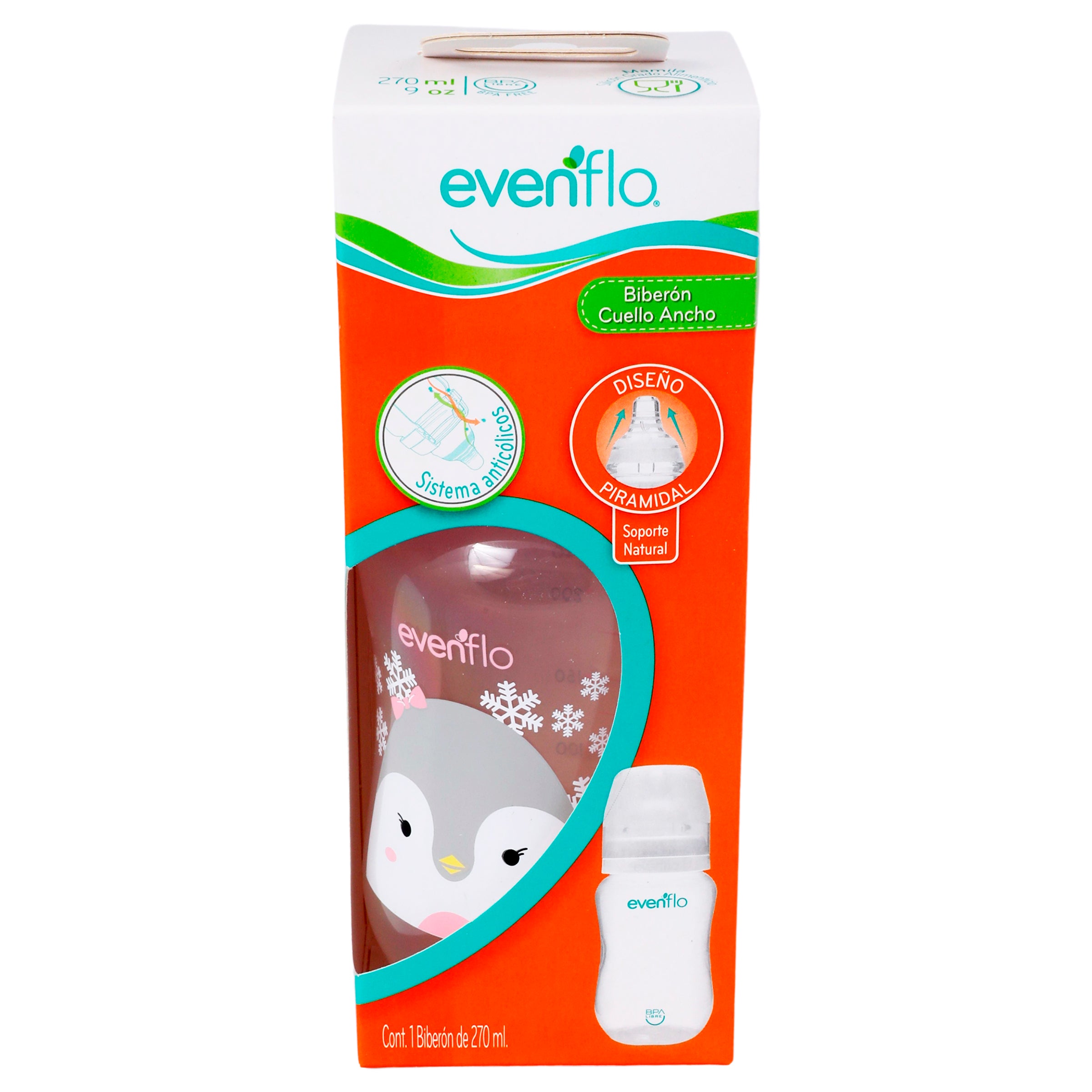 Biberón Evenflo Cuell Ancho Decor 9Ozn-5