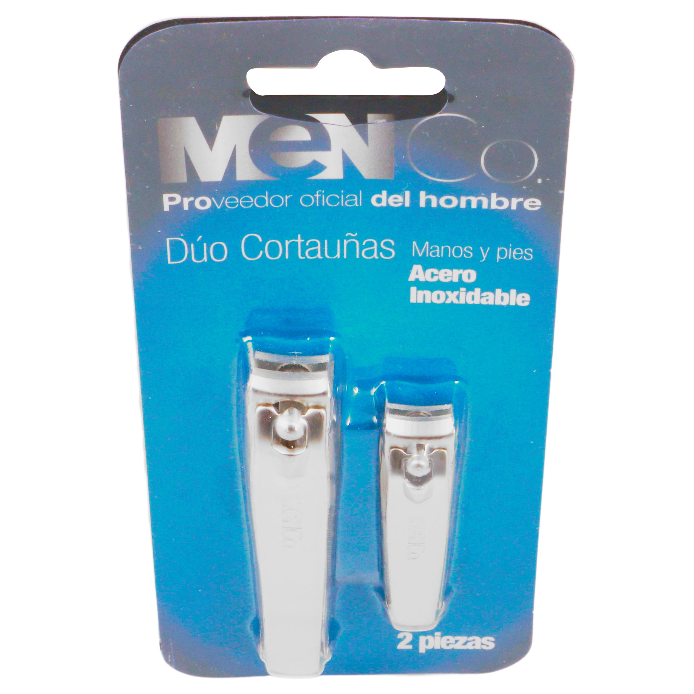 Corta Uñas Men Co Ace Inox Con 2 Piezas-3