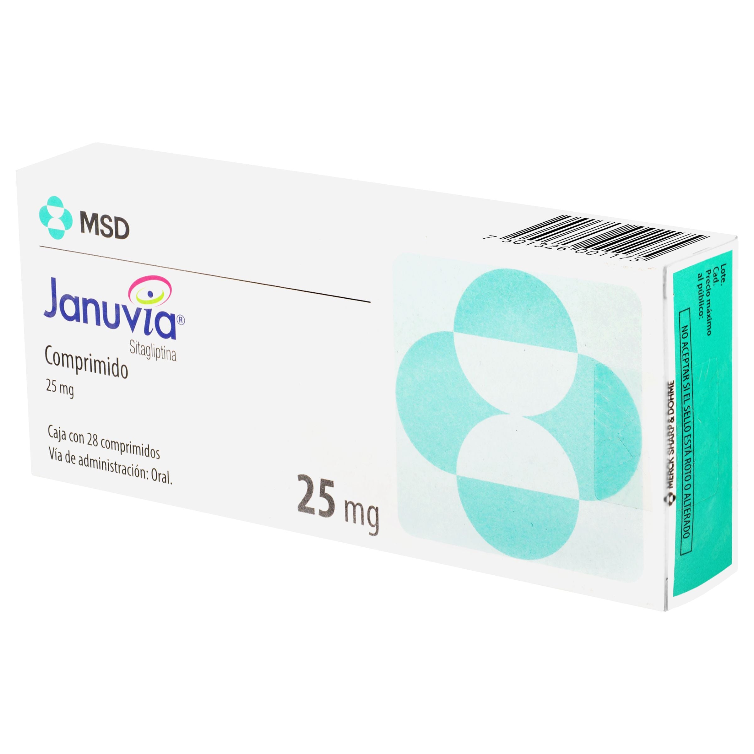 Januvia 25 Mg Con 28 Comprimidos Recubierto-3