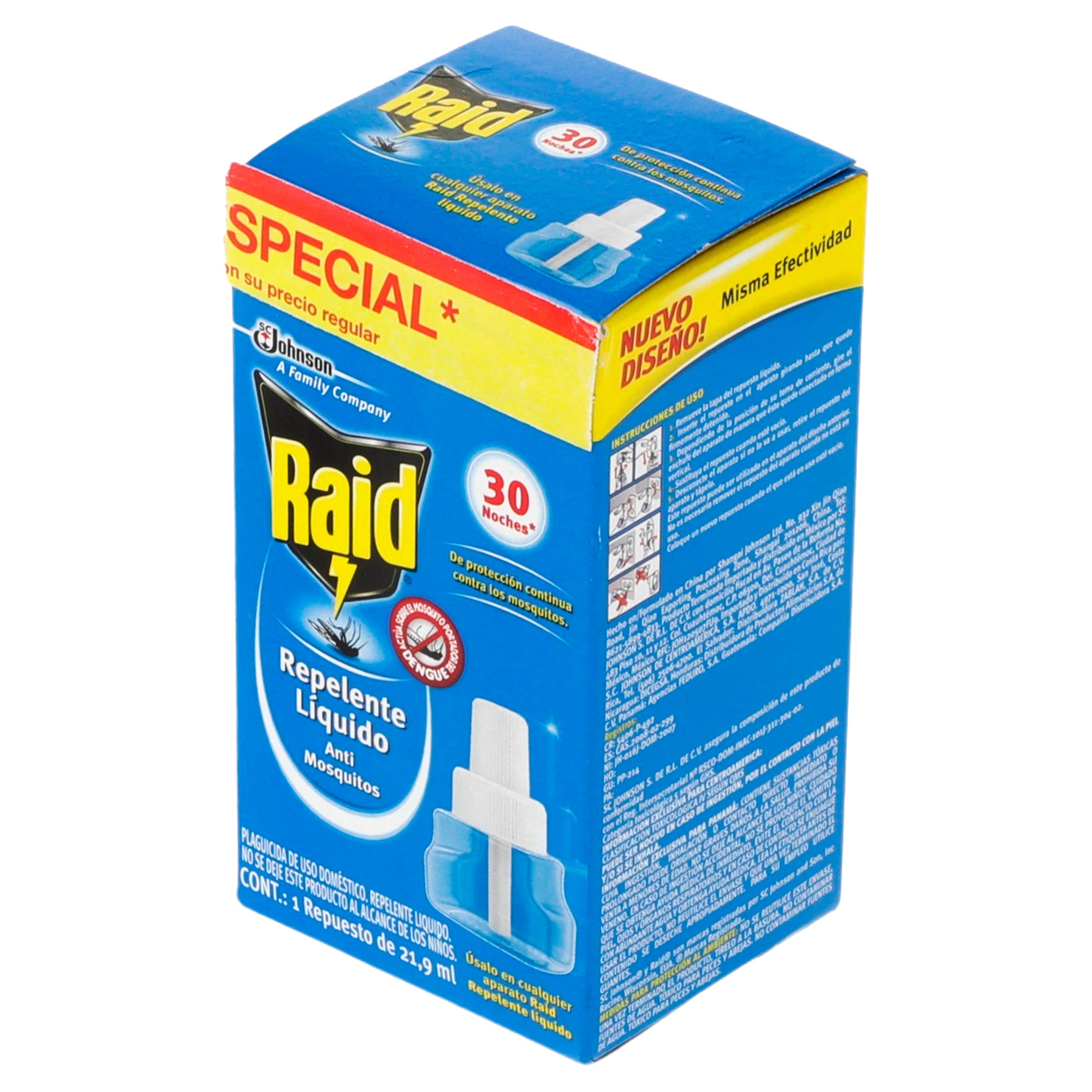 Raid Repelente Liquido Electrico Con 1 Repuesto De 21.9 Ml-3