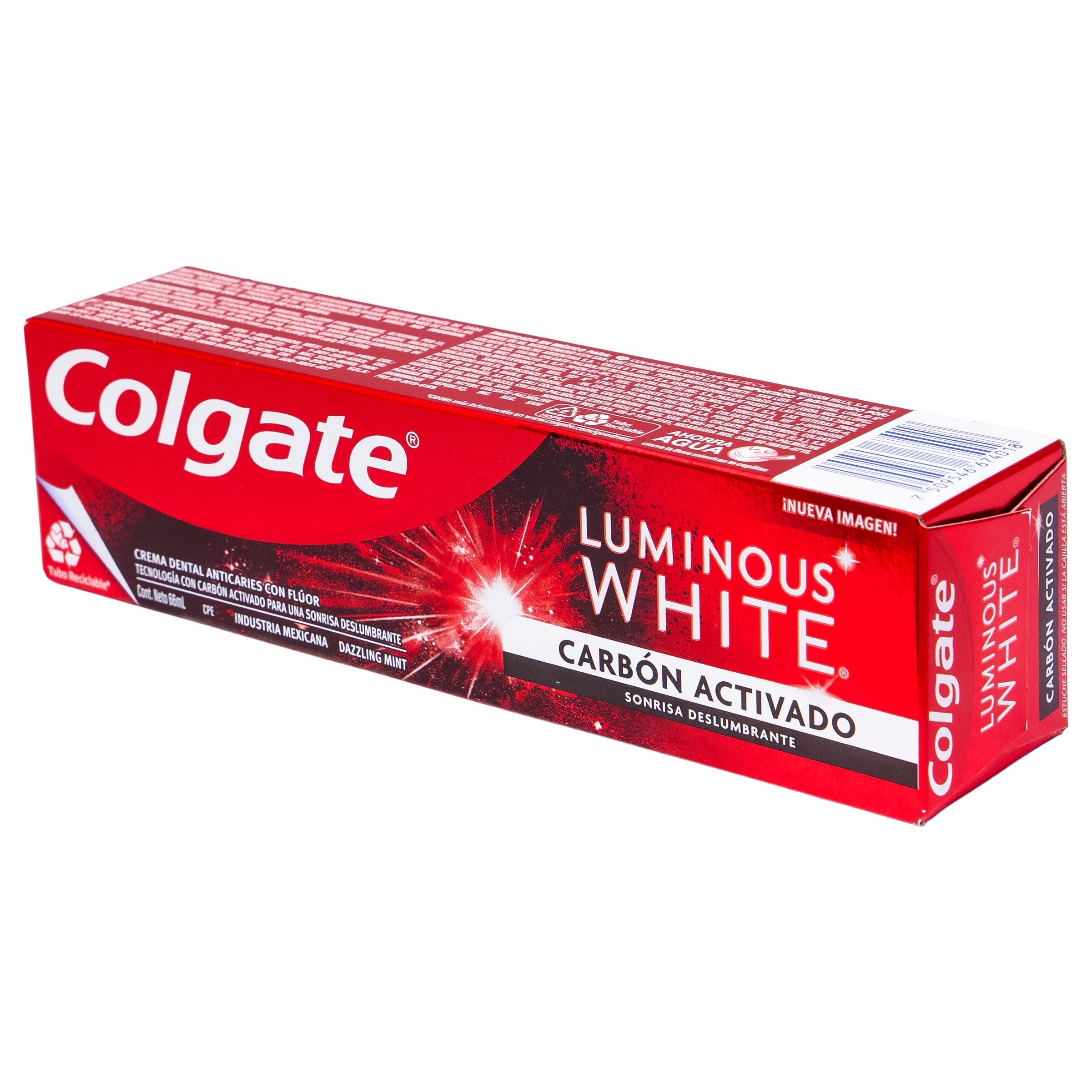 Crema Dental Colgate Luminous White Carbon 66 Ml-6