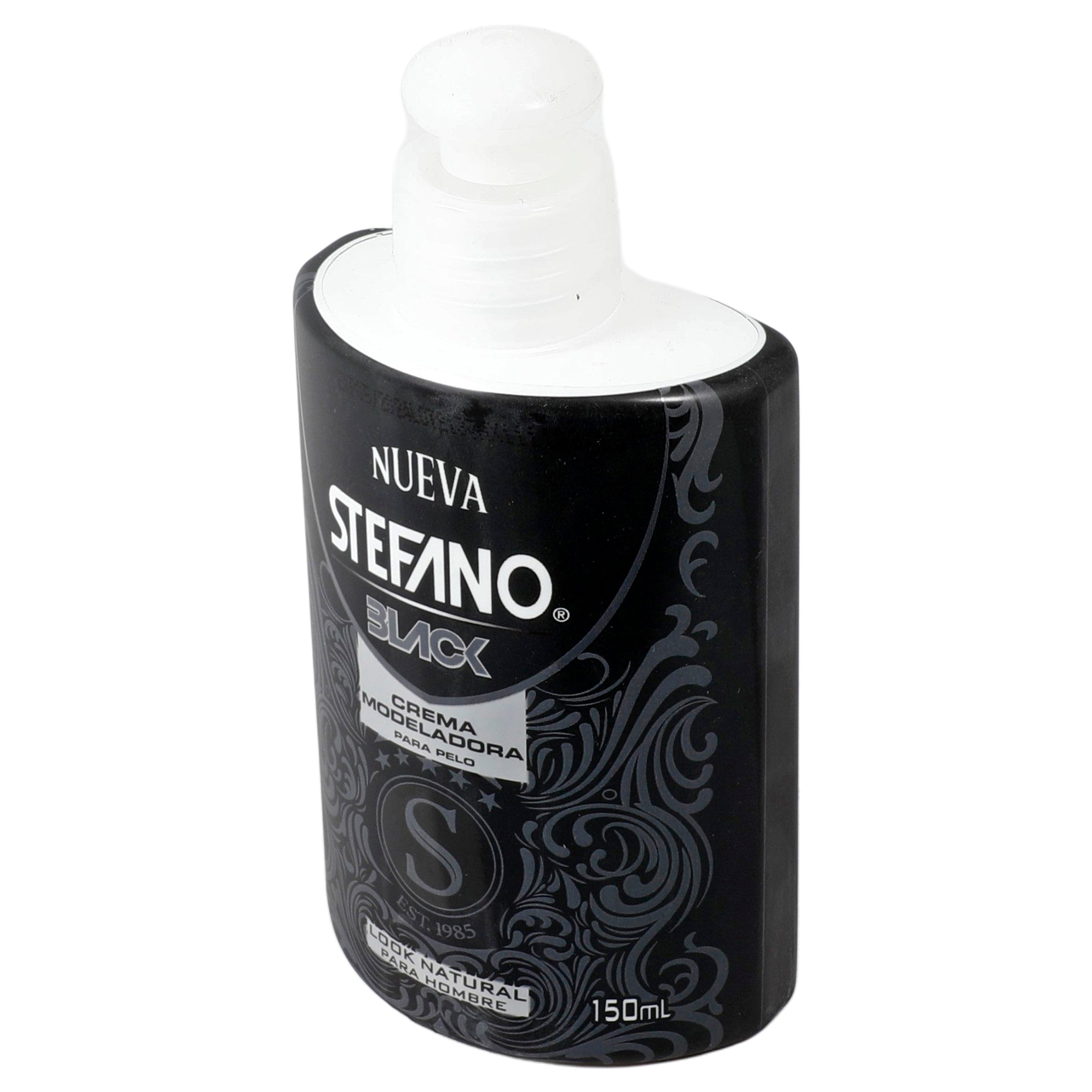 Crema Para Peinar Stefano Black M-Pel Hombre 150Ml-6