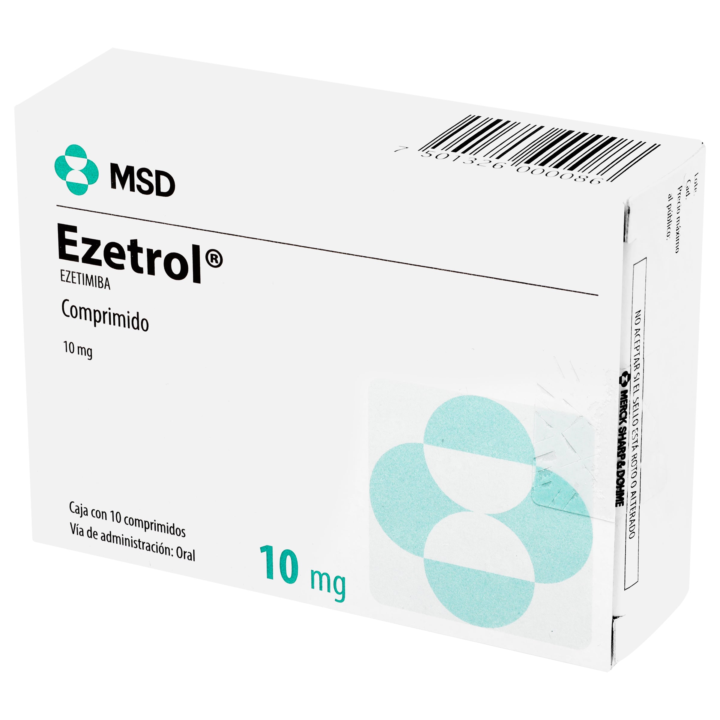 Ezetrol 10 Mg Con 10 Comprimidos-4