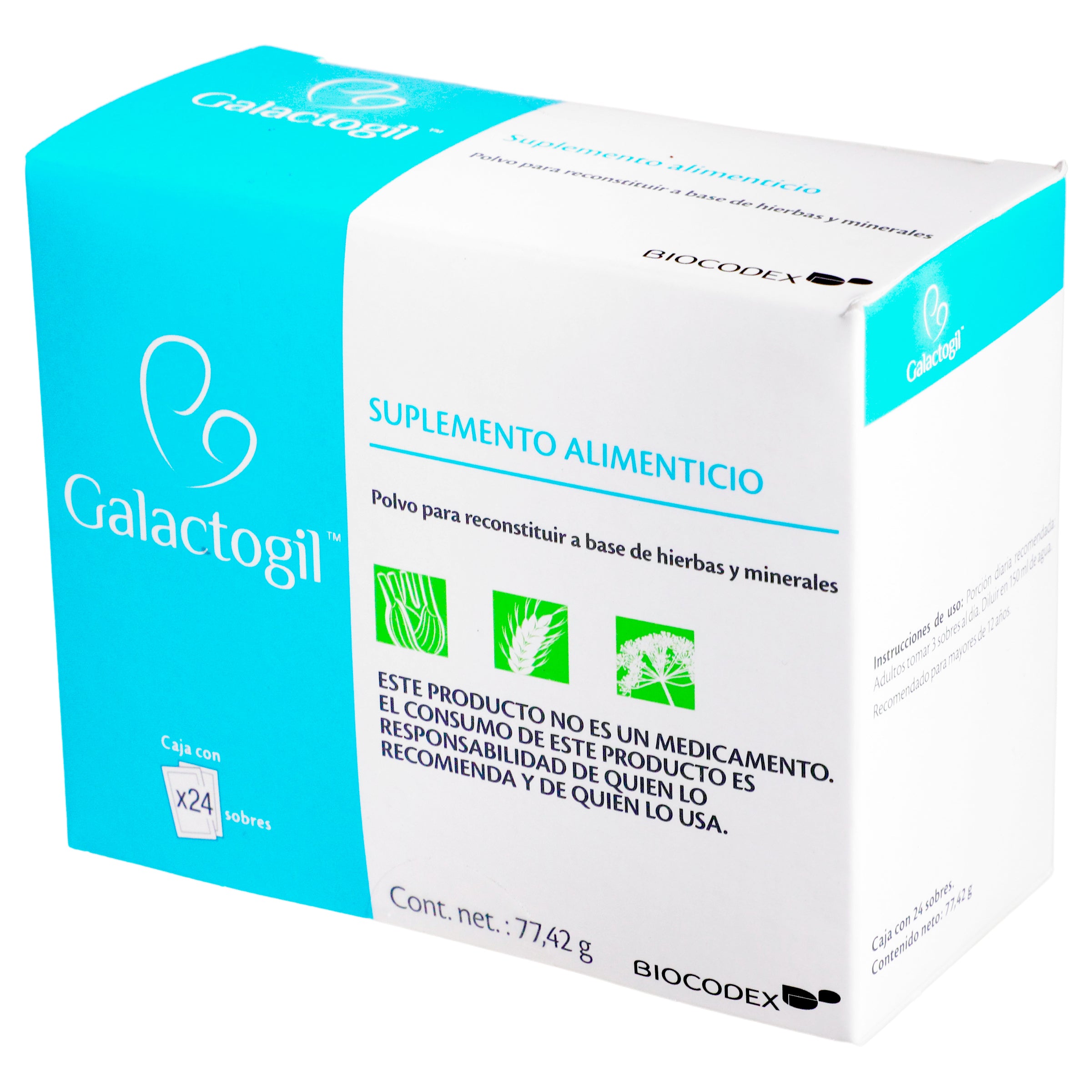 Galactogil Suplemento Alimenticio 77.42 G Con 24 Sobres-3