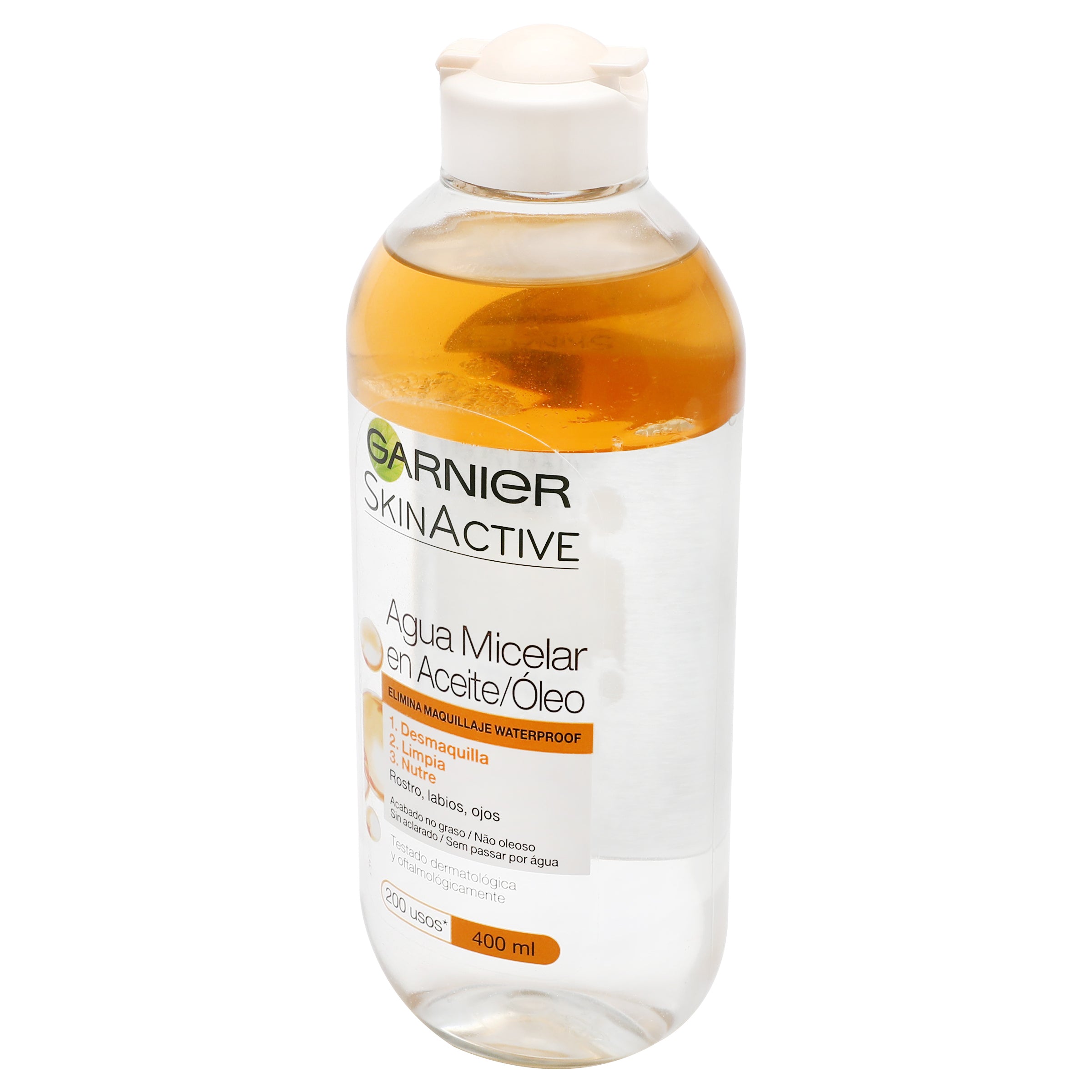 Agua Micelar En Aceite Garnier Aprueba De Agua 400 Ml-3