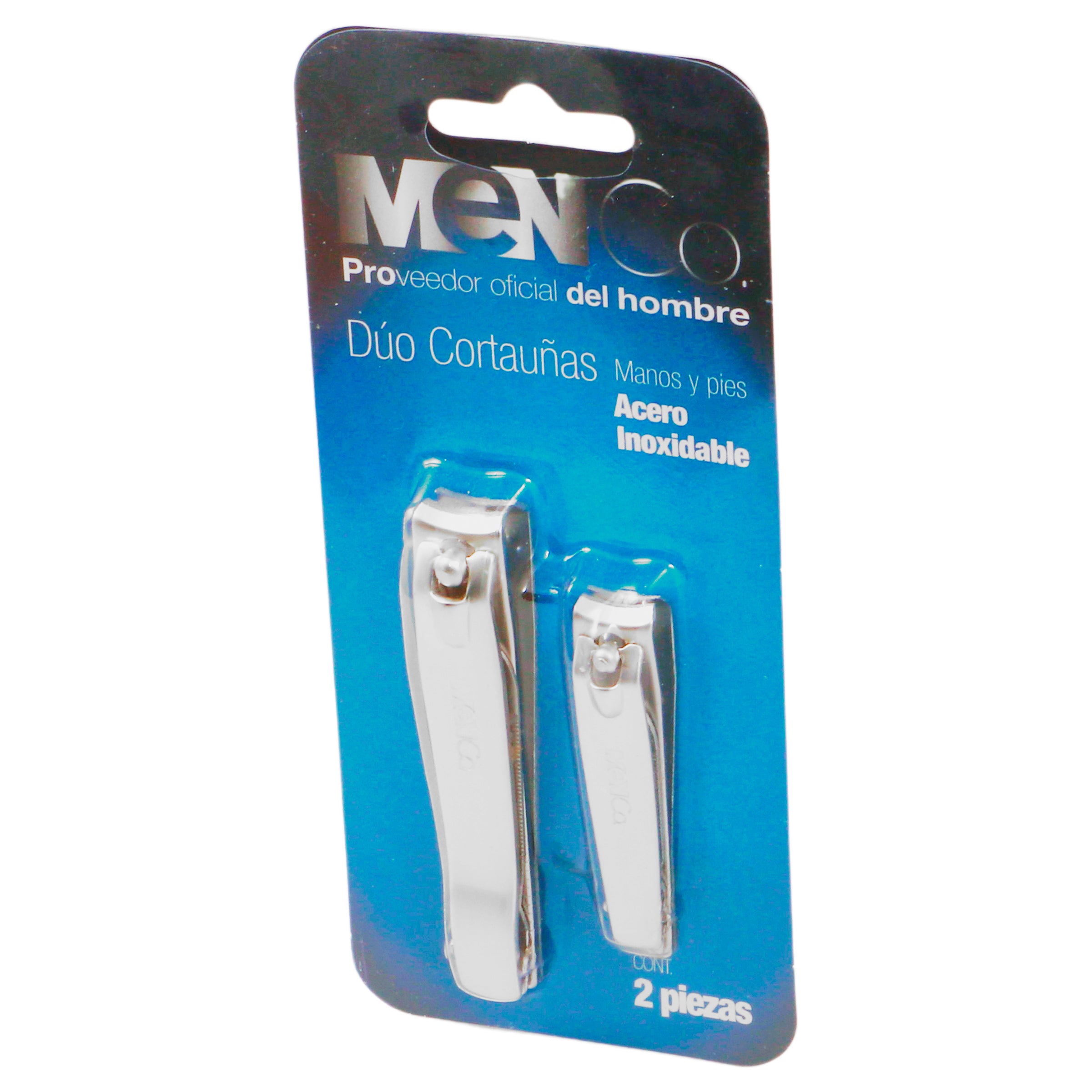 Corta Uñas Men Co Ace Inox Con 2 Piezas-4