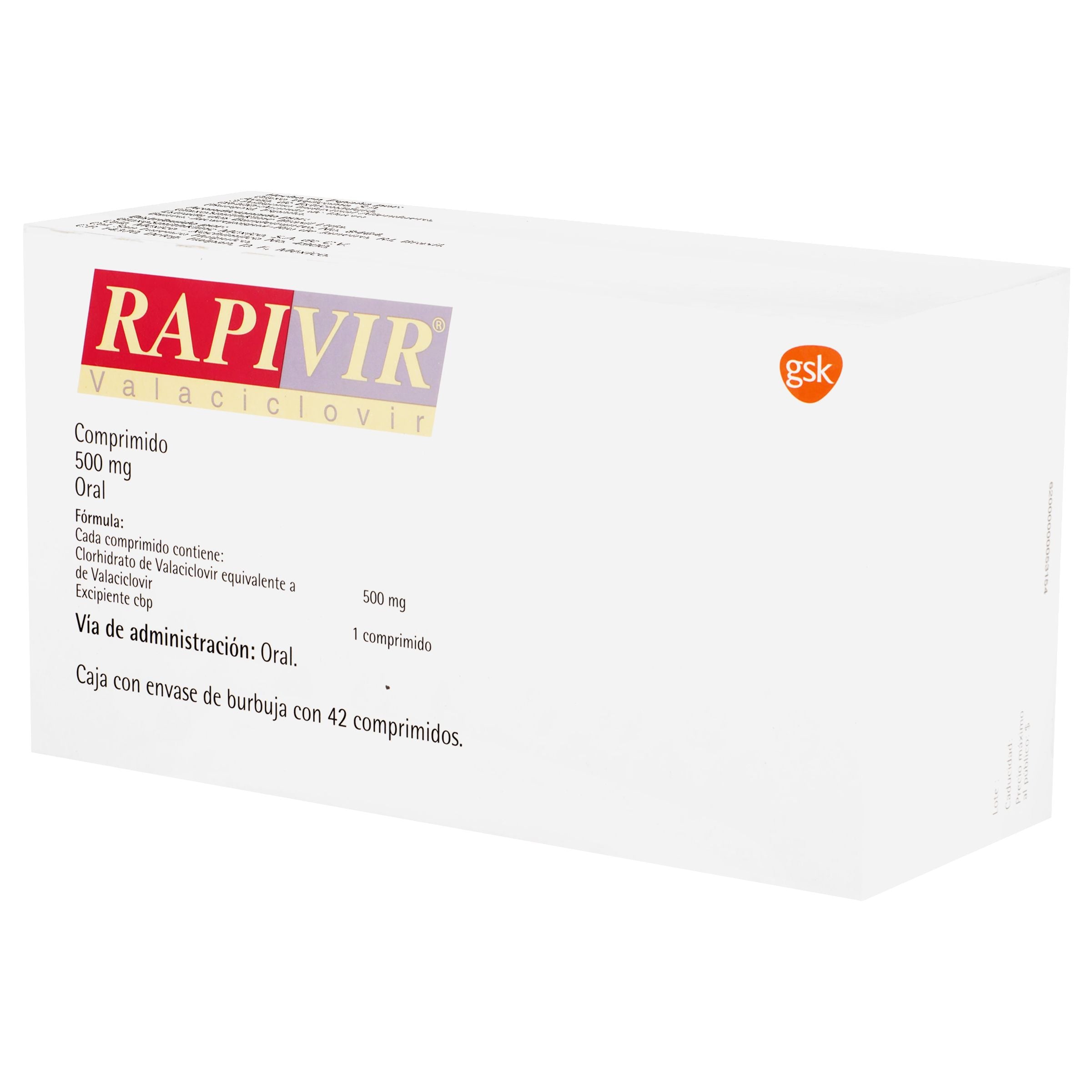 Rapivir 500 Mg Con 42 Tabletas-3