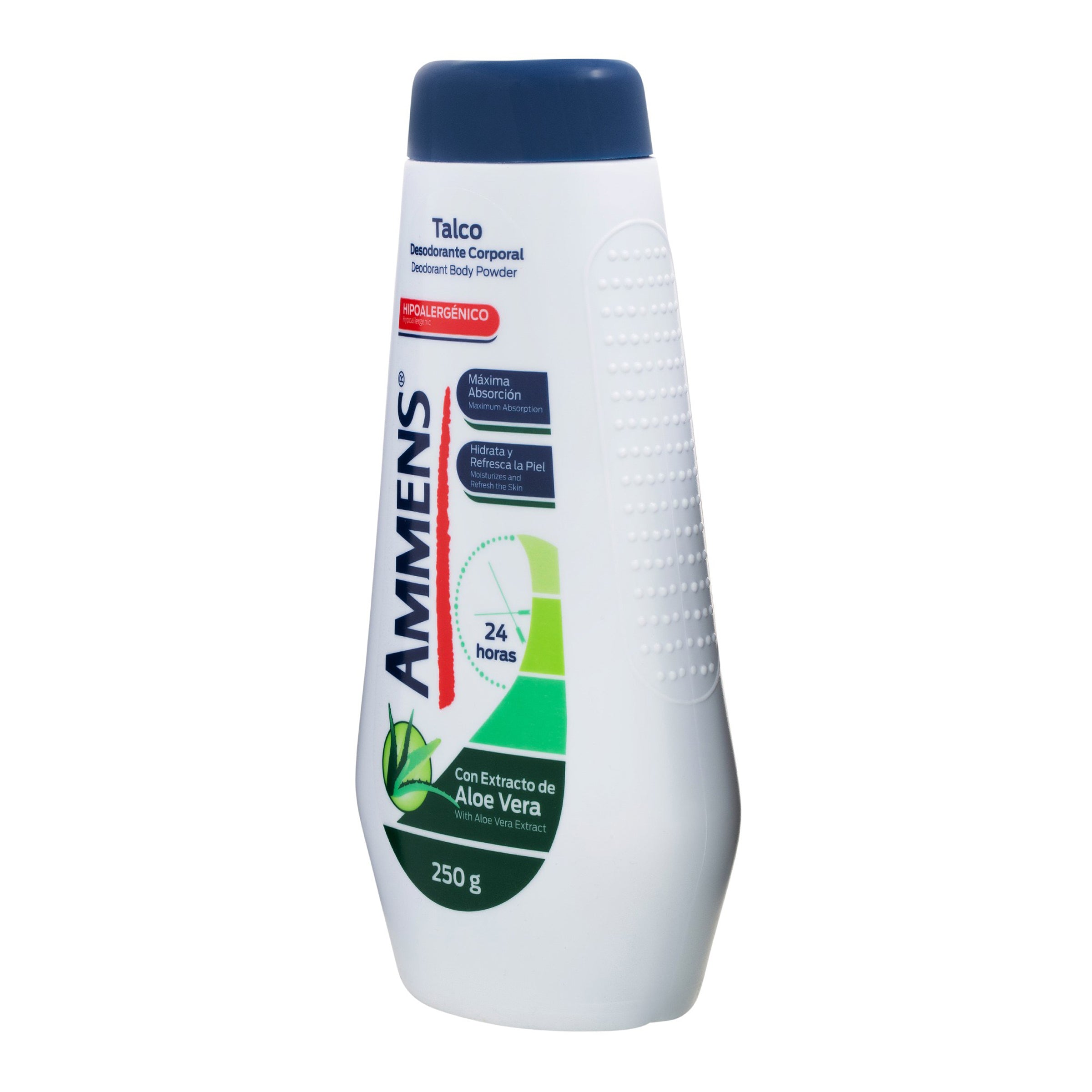 Talco Ammens Desodorante Corporal Con Aloe 250 G-3