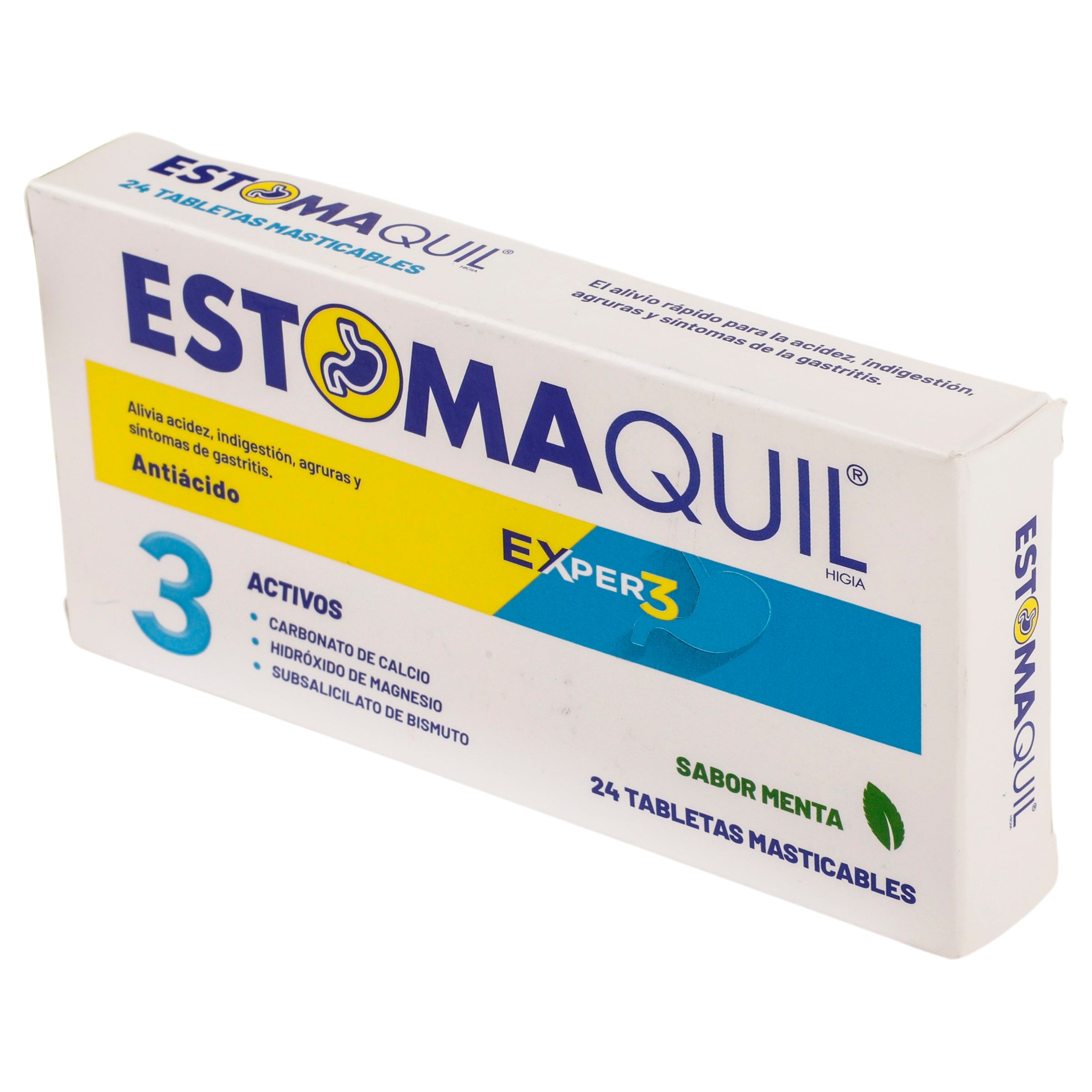 Estomaquil Exper3 Con 24 Tabletas Masticables Menta-4