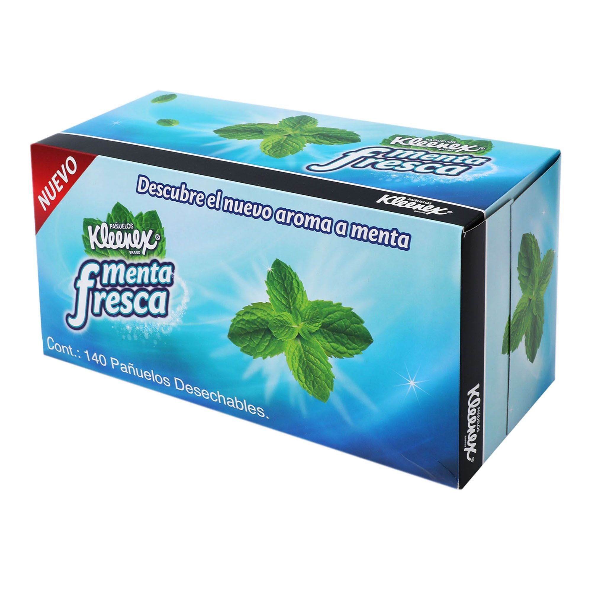 Pañuelos  Kleenex Menta C/140 Piezas-3