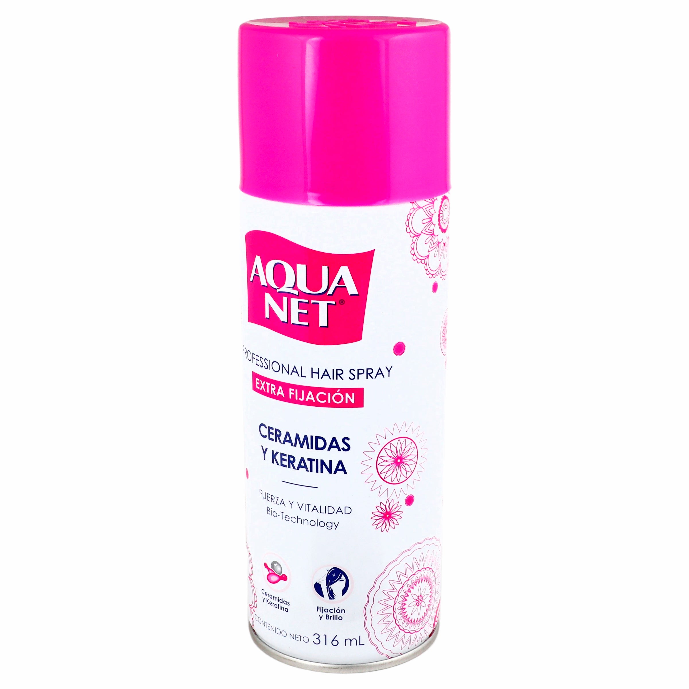 Fijador Aqua Net Ceramidas-Keratina  Spray 316 Ml-4