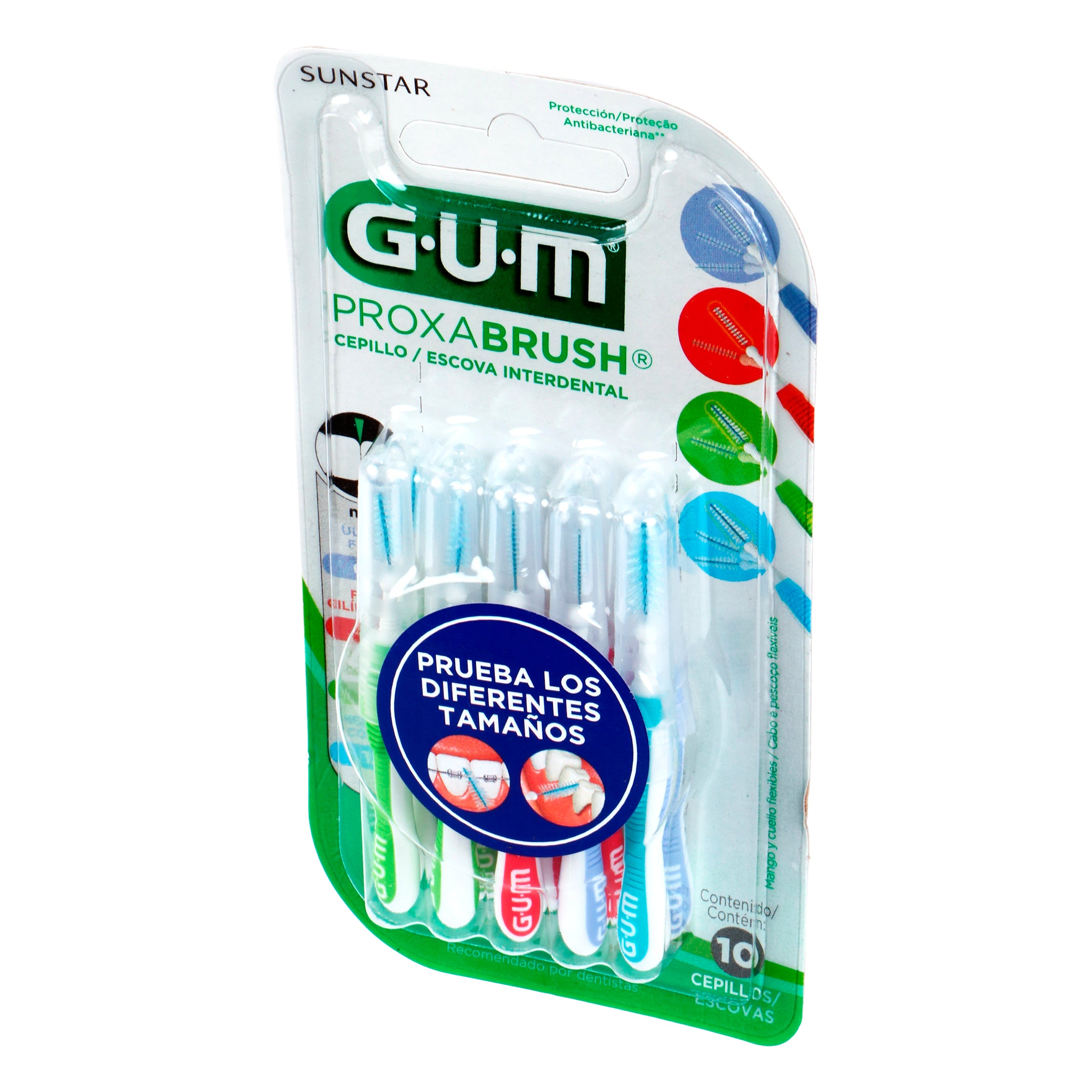 Cepillo Dental Gum Proxabru Interdental C/10 Piezas-3