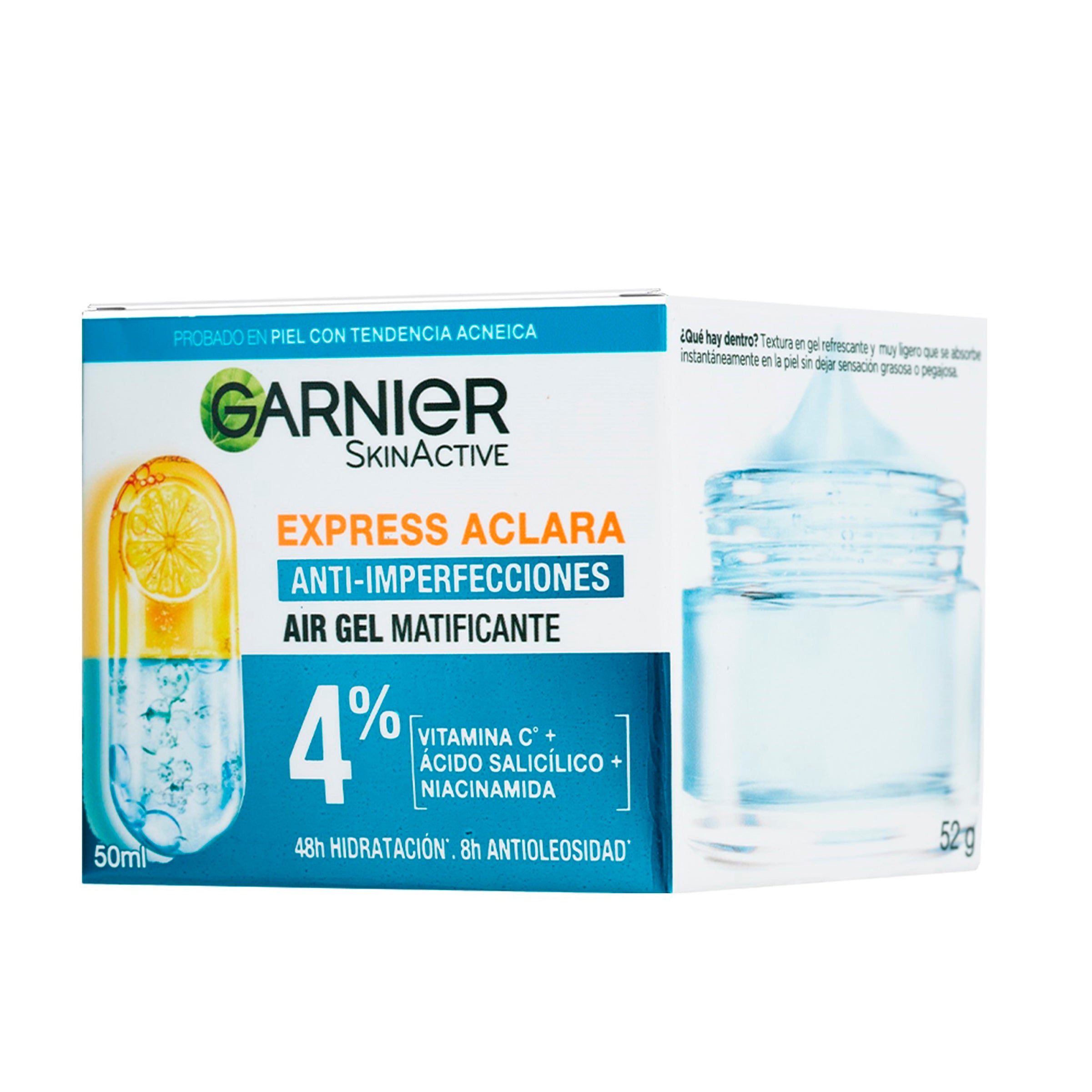 Gel Facial Garnier Express Aclara Anti-Impercciones 50 Ml-3