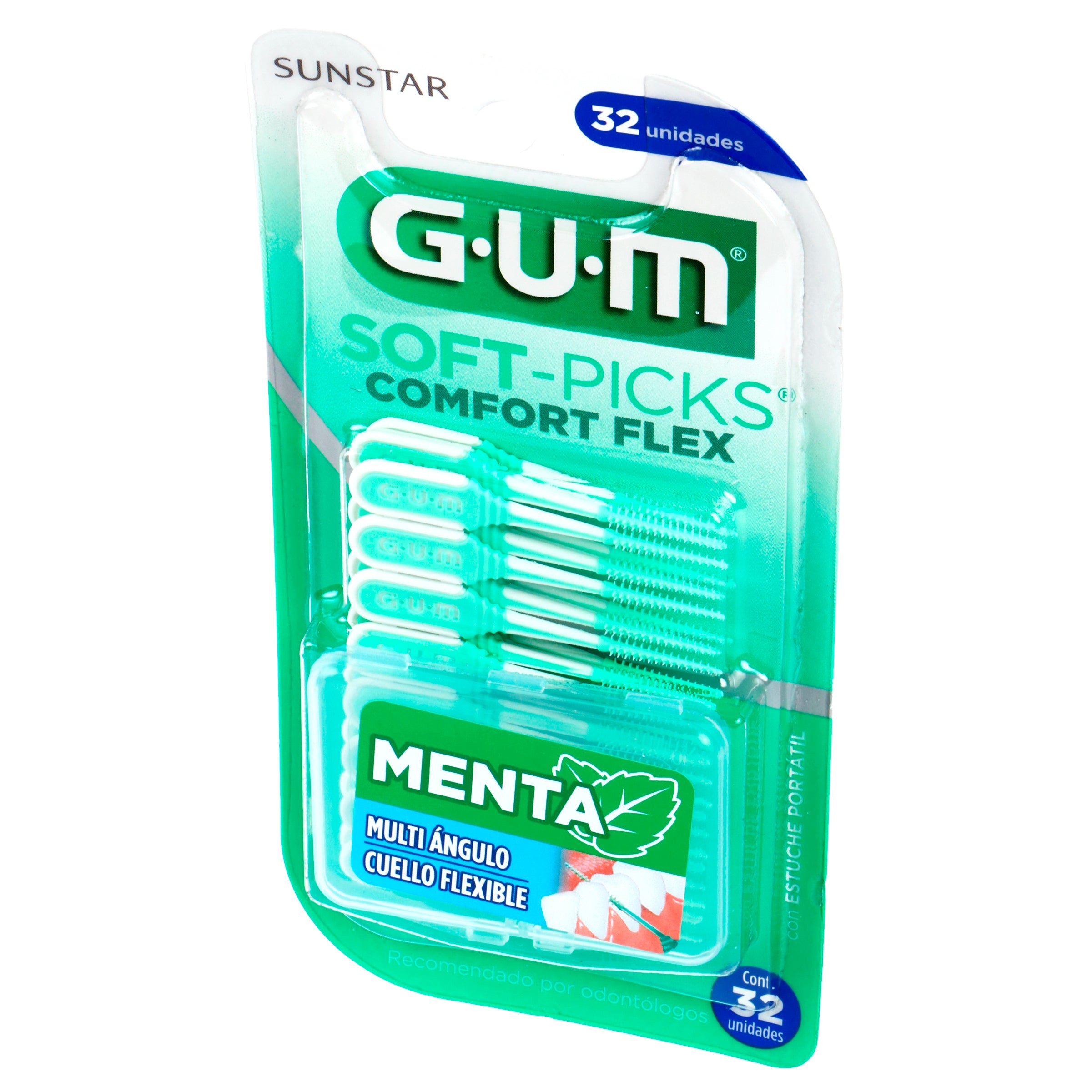 Palillos Gum Soft-Pick Menta Con 32 Piezas-3