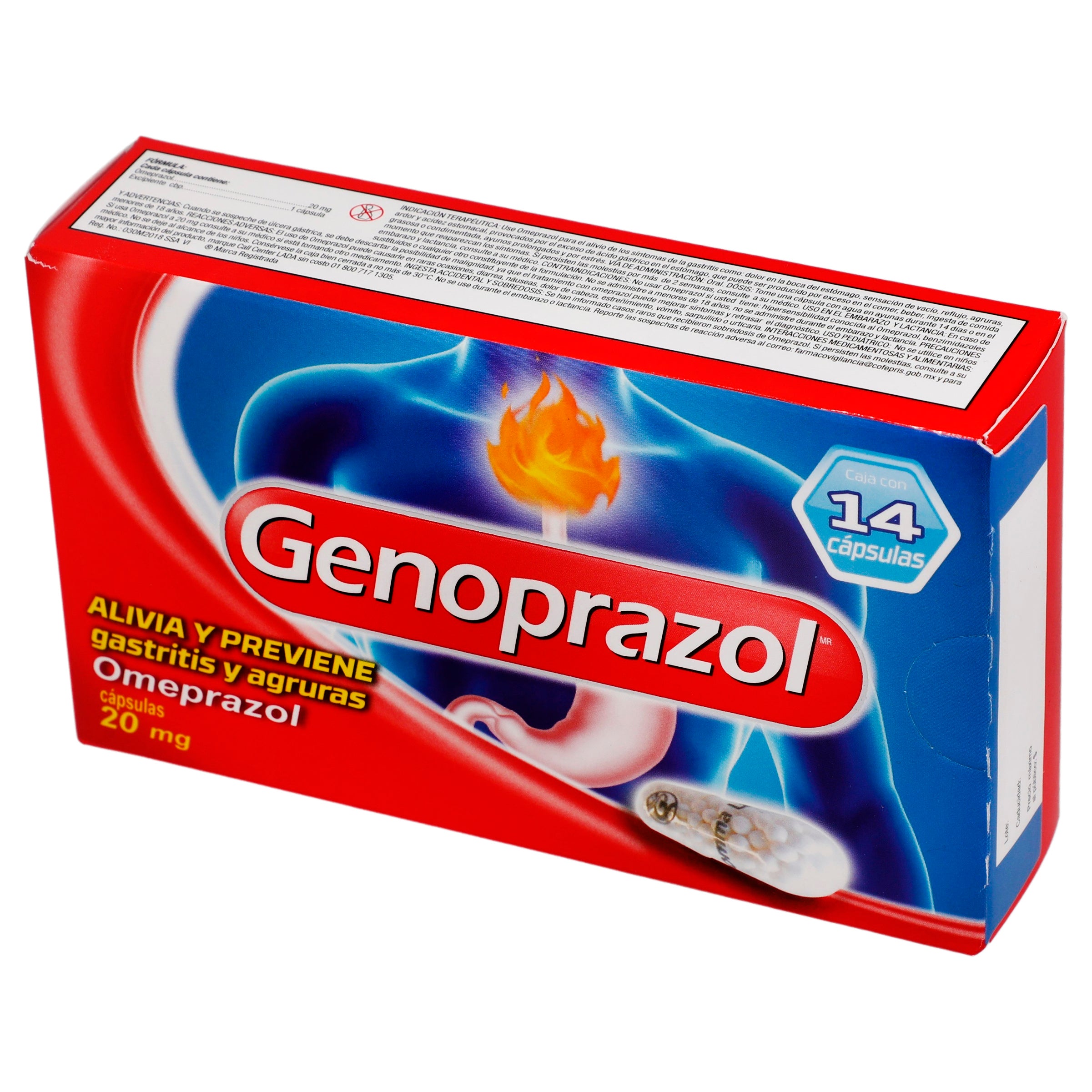 Genoprazol 20 Mg Capsulas Con 14-3