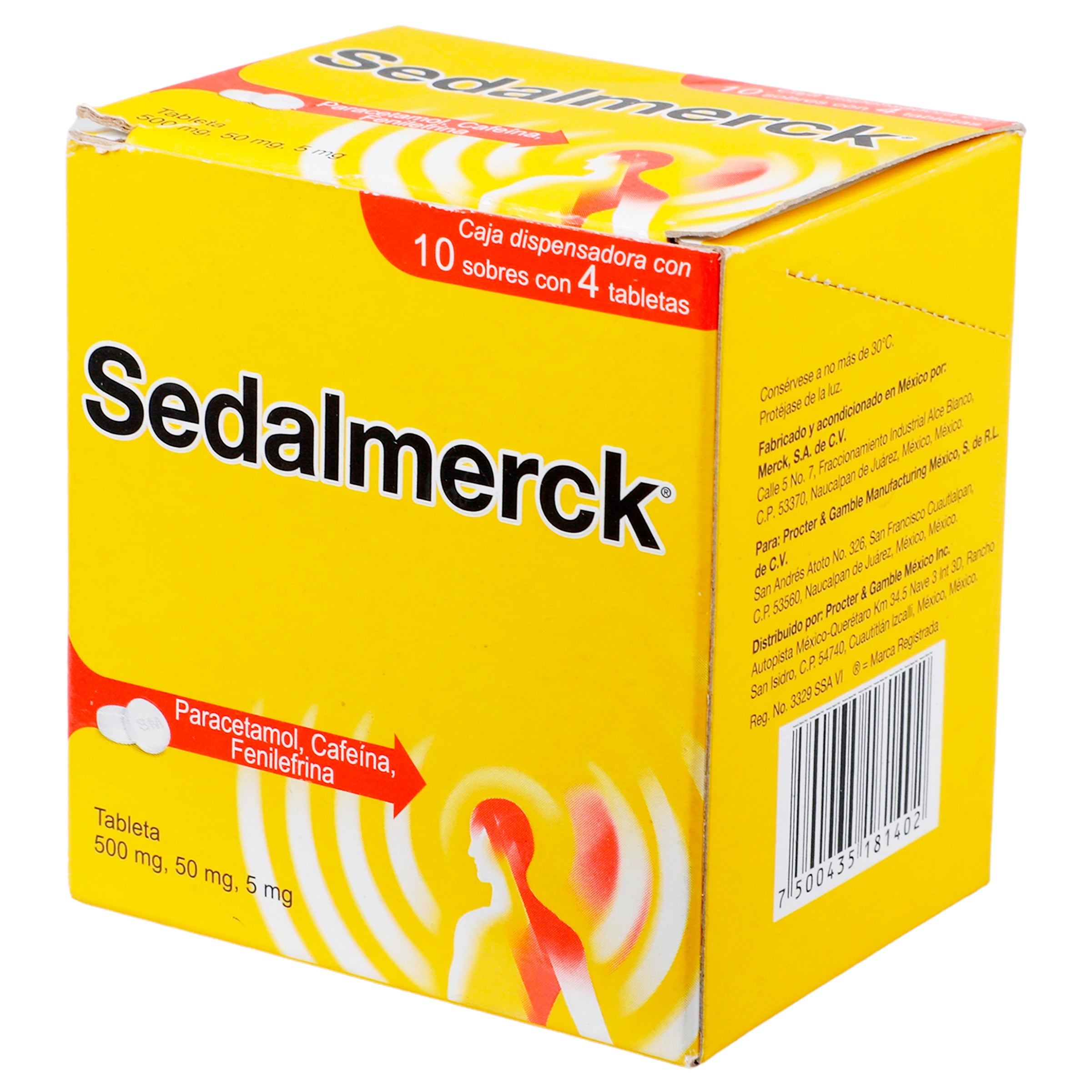 Sedalmerck 500/50/5 Mg Con 40 Tabletas-4