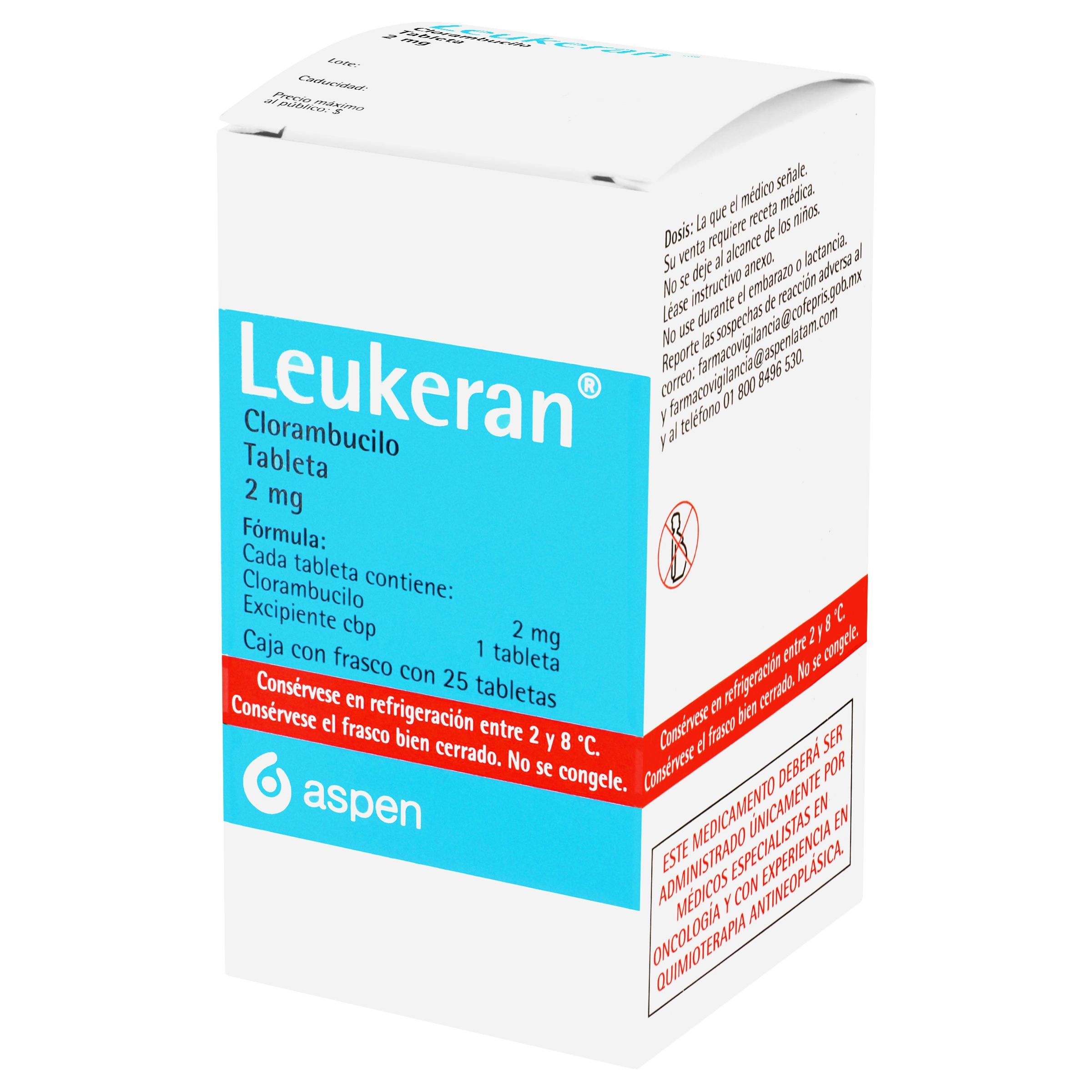 Leukeran 2 Mg Tabletas Con 25-3