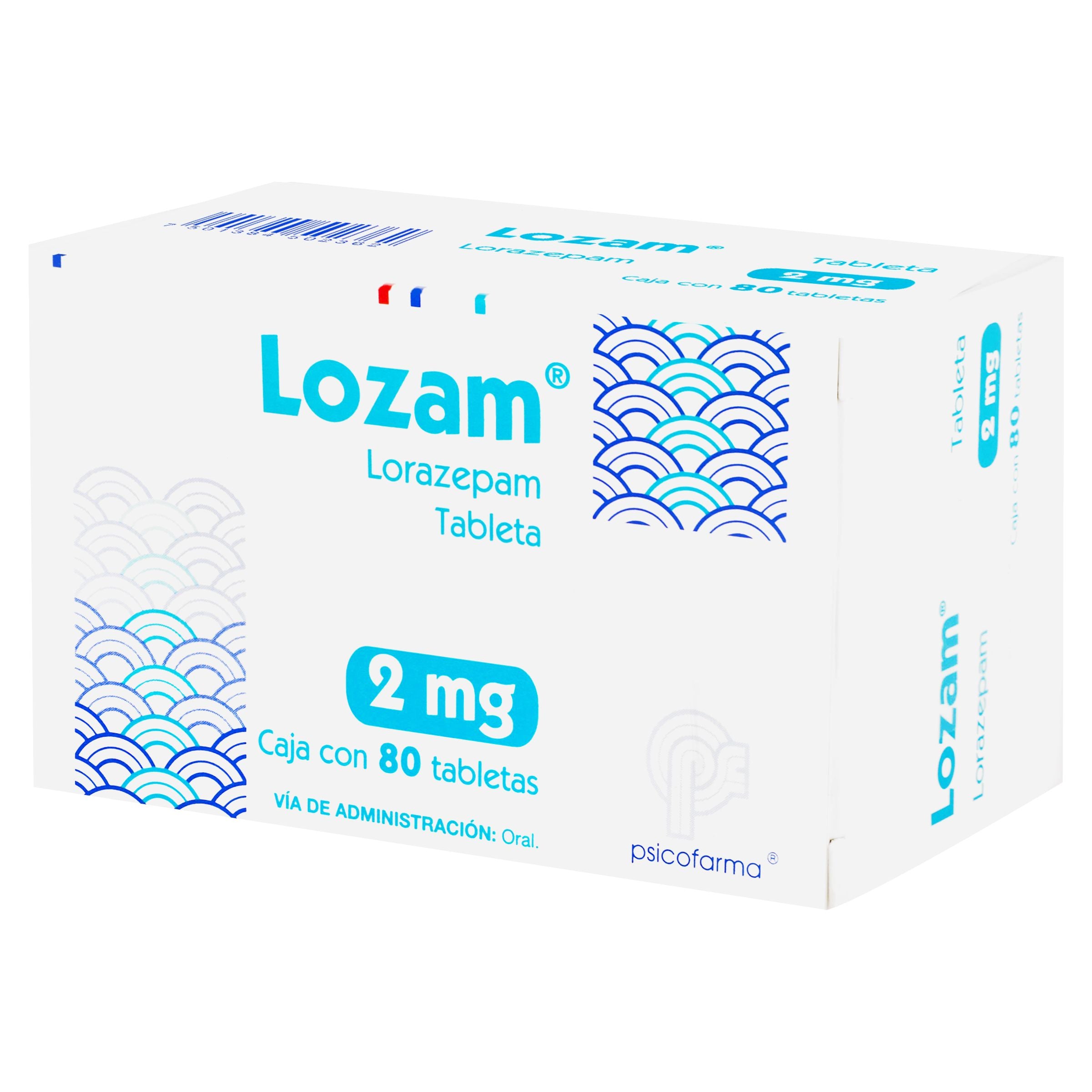 Lozam 2 Mg Con 80 Tabletas-2