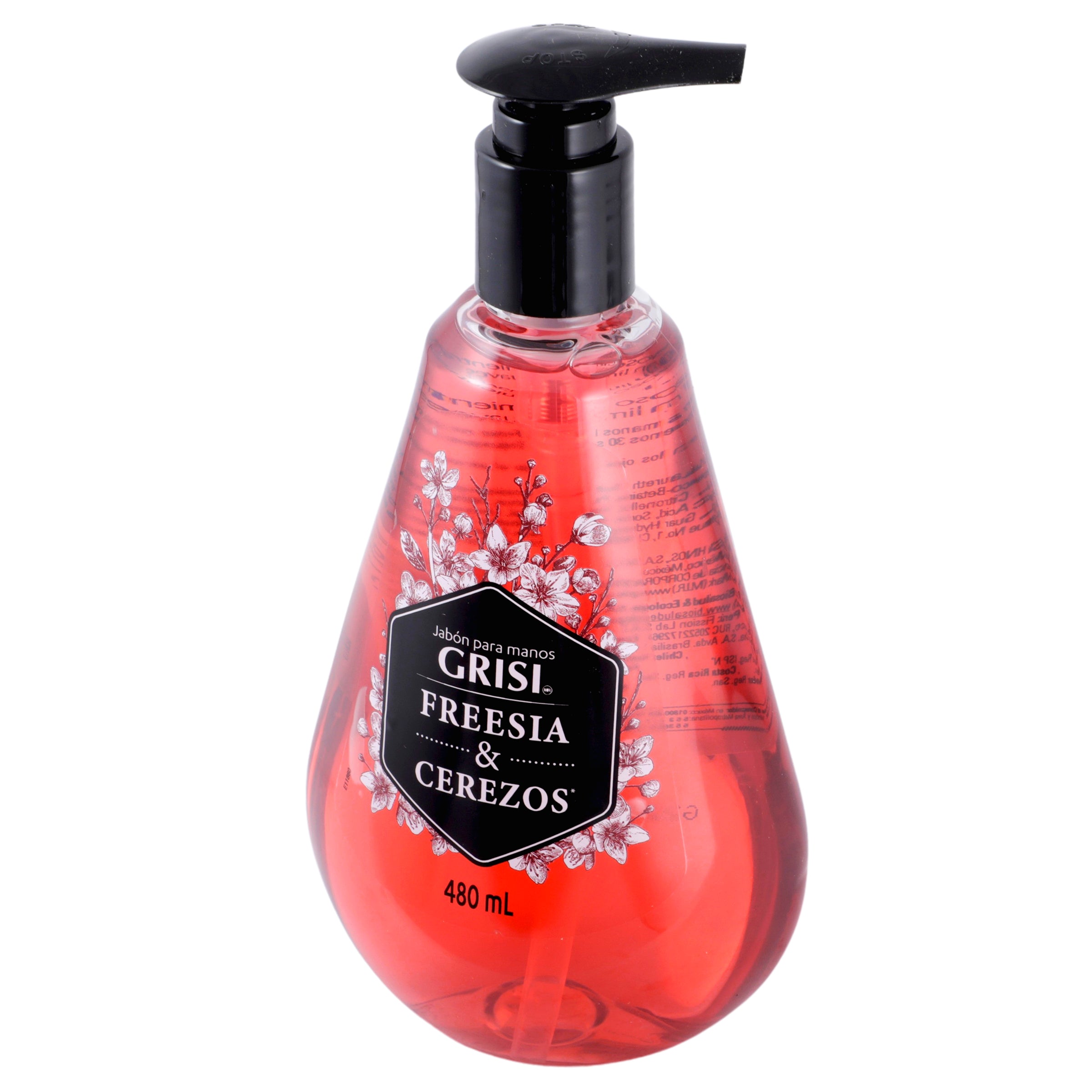 Jabon Liquido Grisi Para Manos Freesia 480 Ml-4