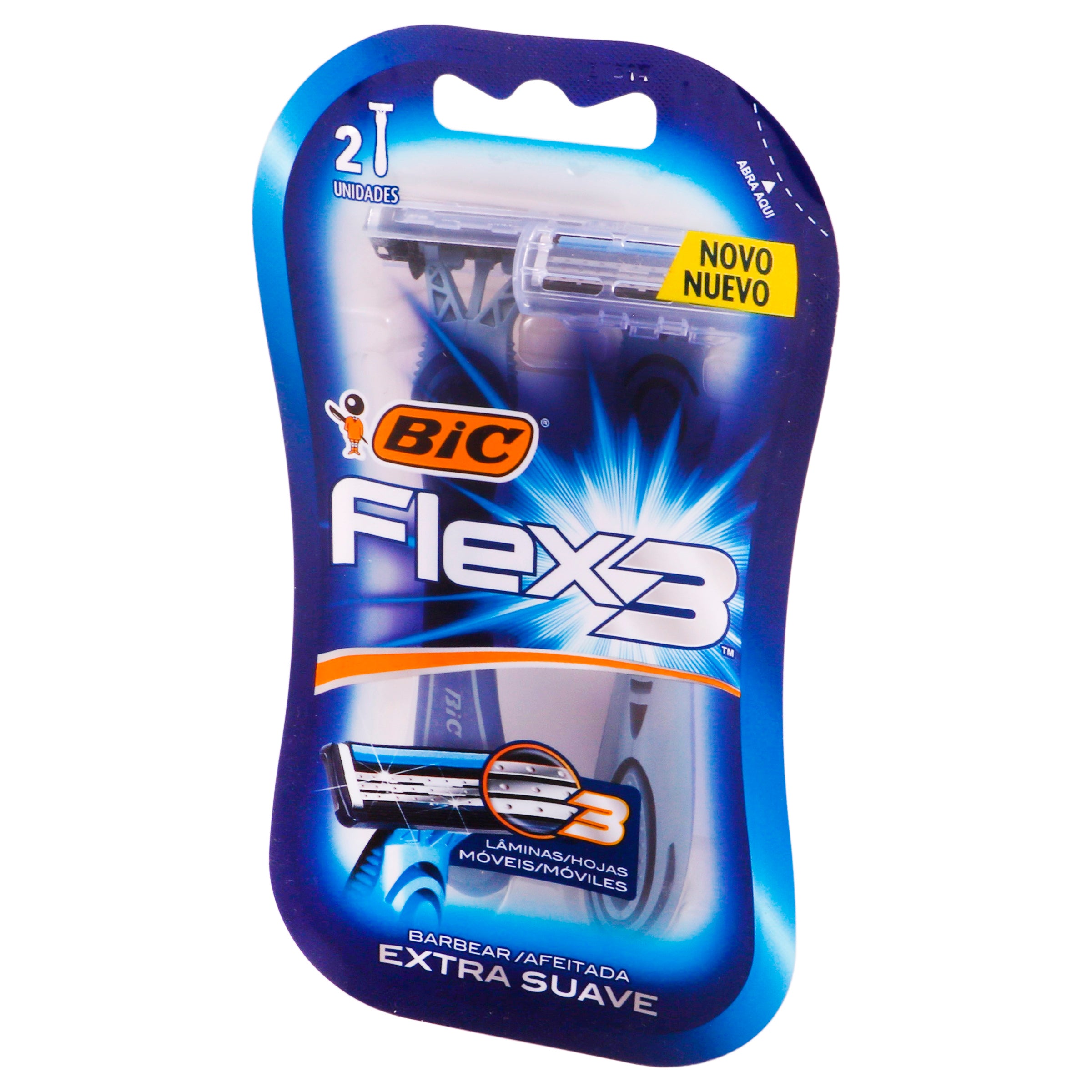 Rastrillo Bic Flex3 Extra Suave 2 Piezas-4