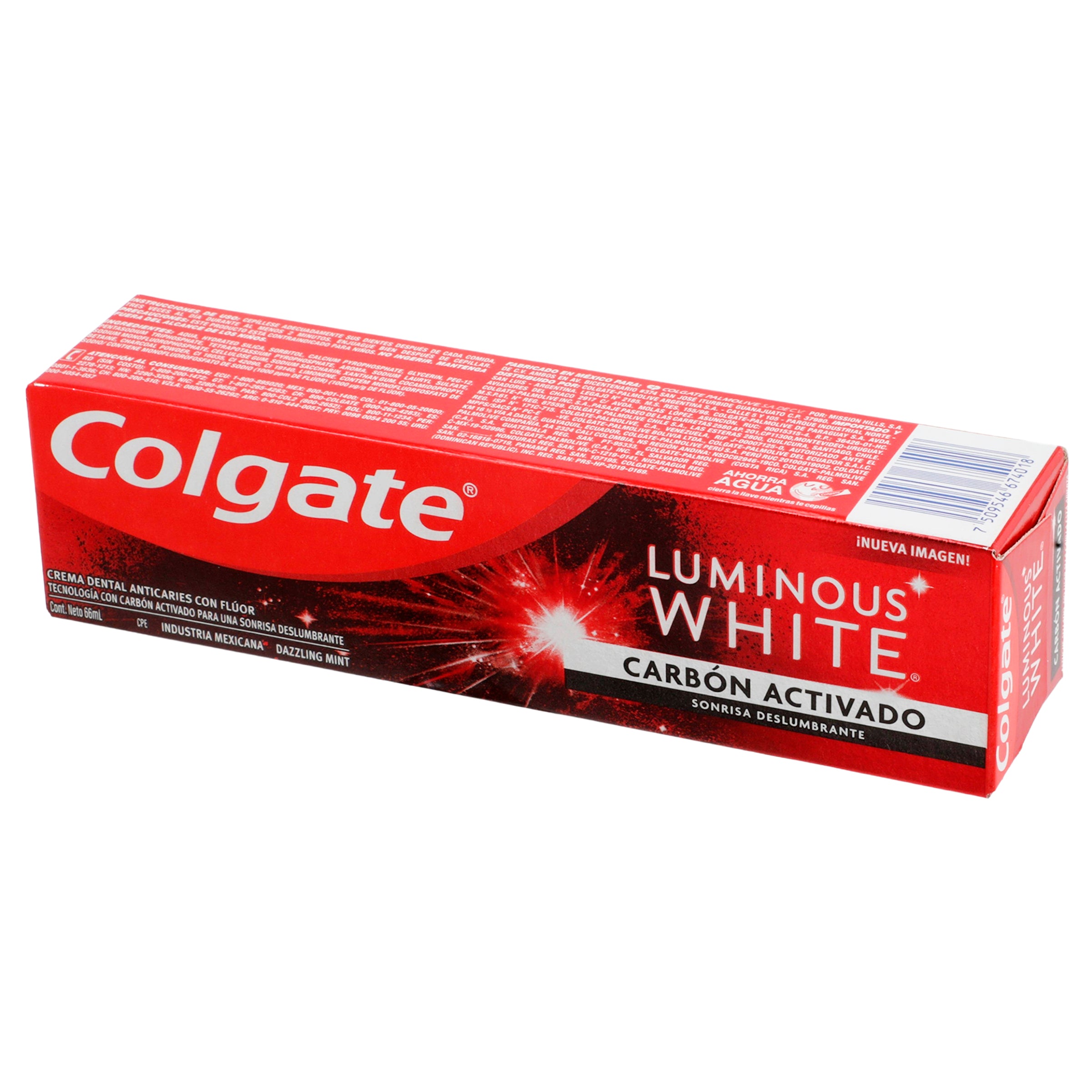 Crema Dental Colgate Luminous White Carbon 66 Ml-7