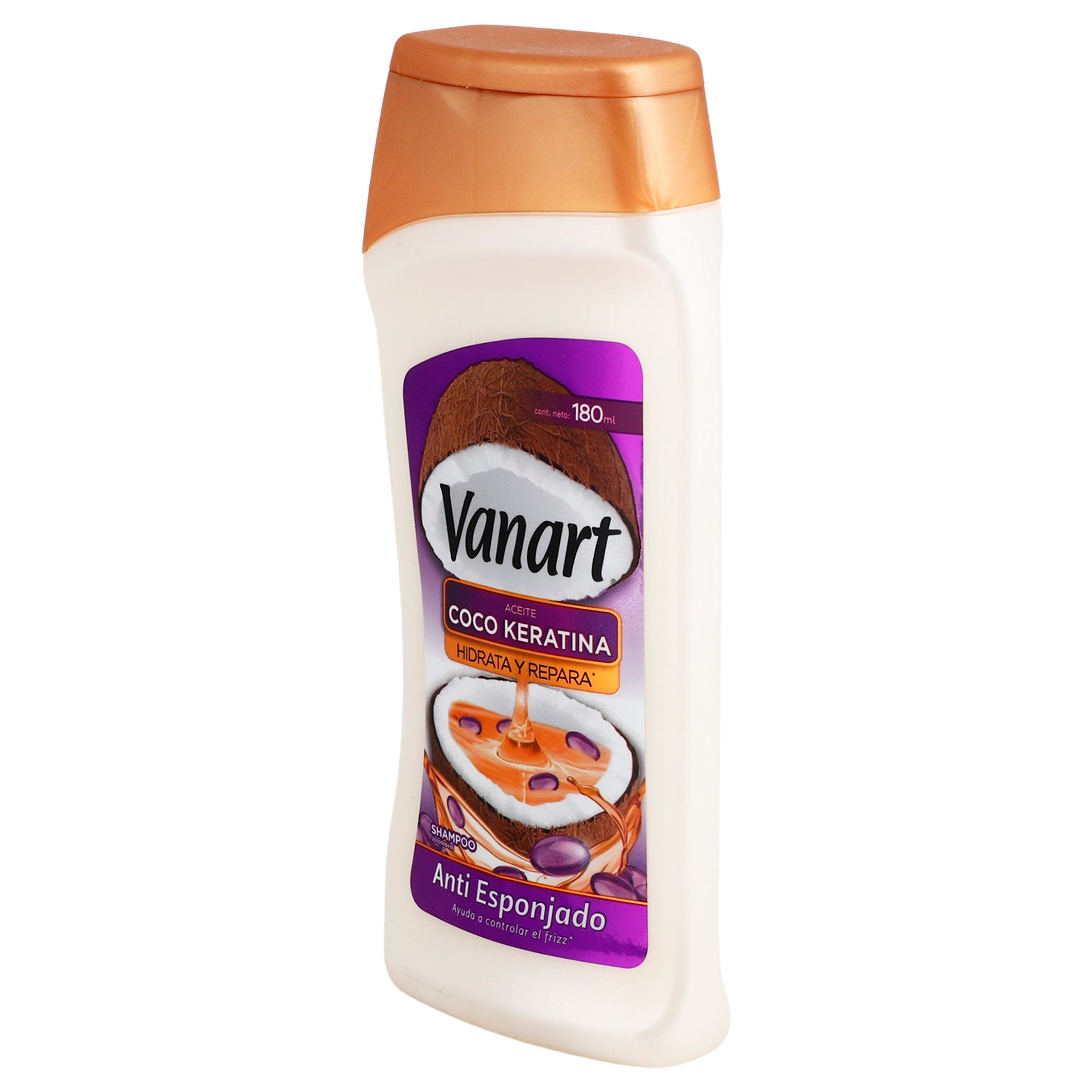 Shampoo Vanart Anti Espon Aceite Coco 180 Ml-3