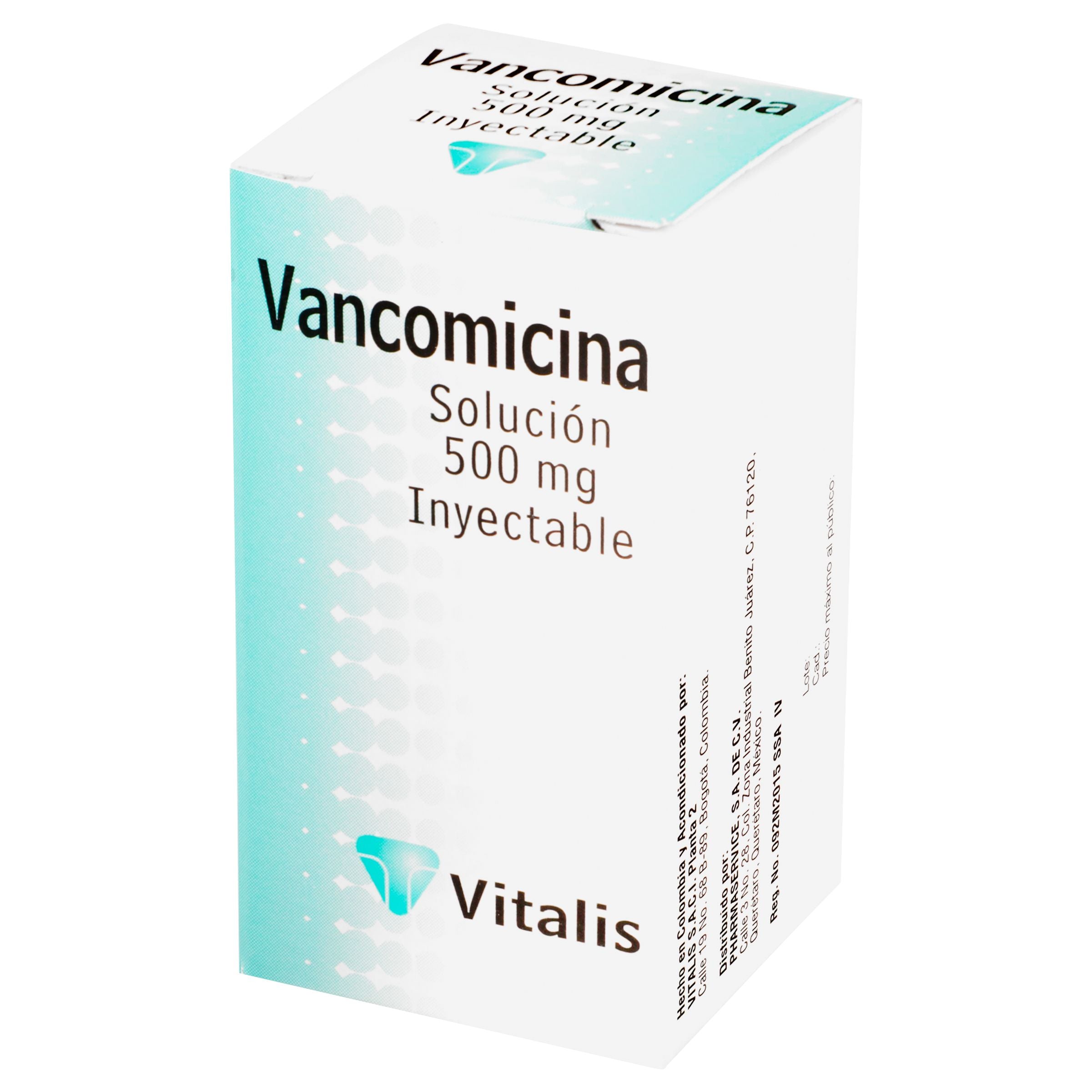 Vancomicina 500 Mg Frasco Ampolletas Vitalis-3