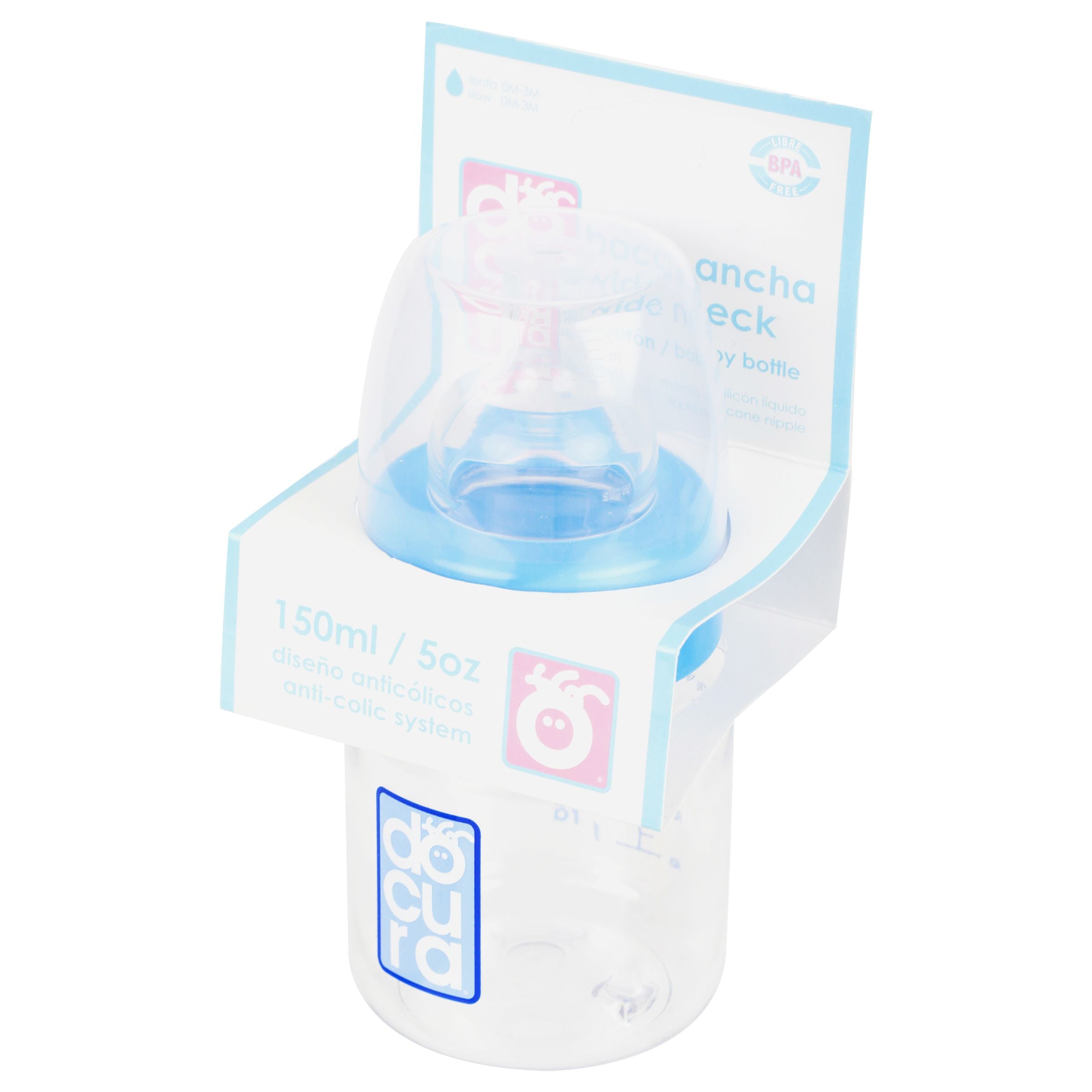 Bib Docura Azul Boca Ancha 5 Oz-3