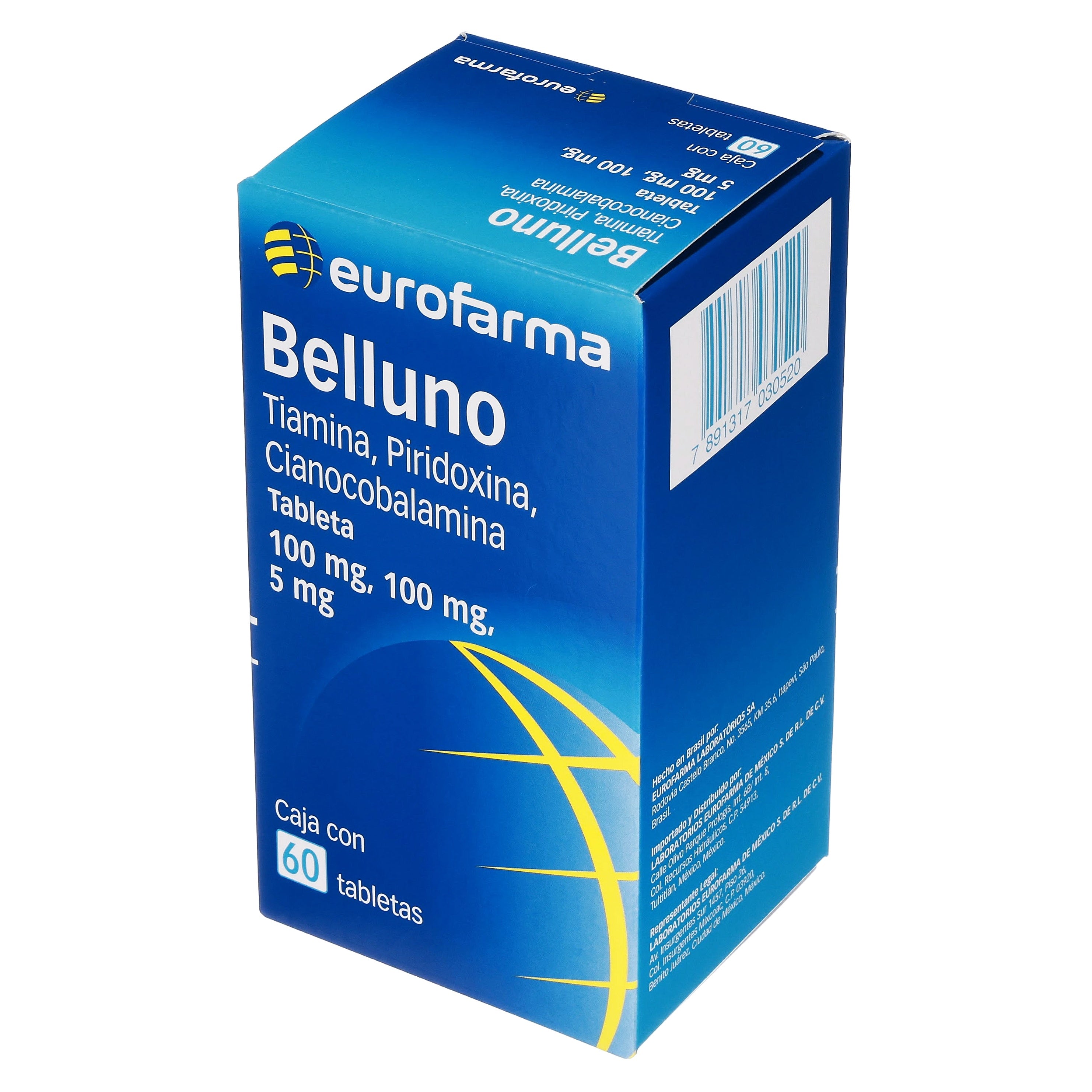 Belluno 100/100/5 Mg Con 60 Tabletas-4